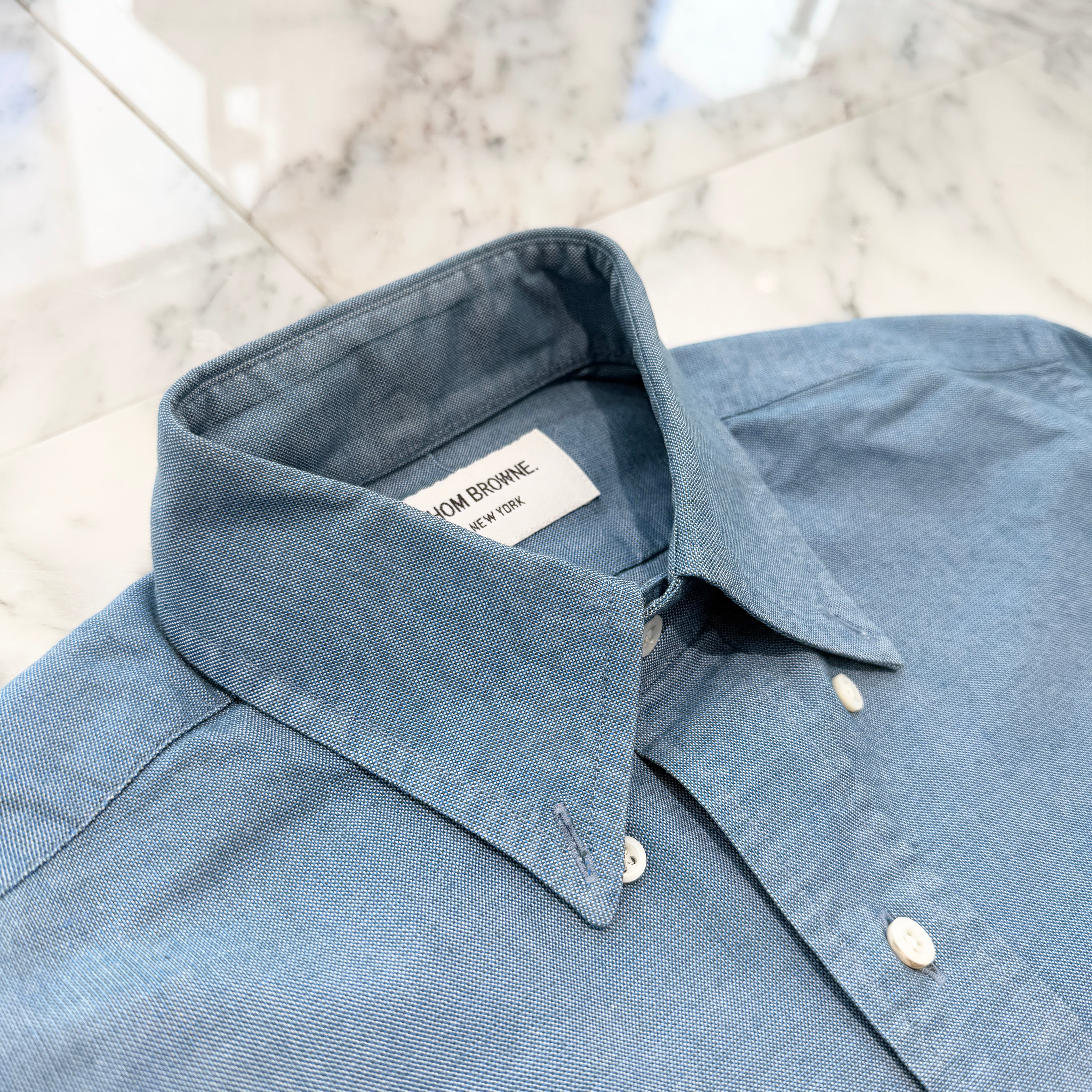 THOME BROWNE Tricolor Oxford Shirt MWL175AW9717 Size 0 トムブラウン トリコロール オックスフォード シャツ サイズ0