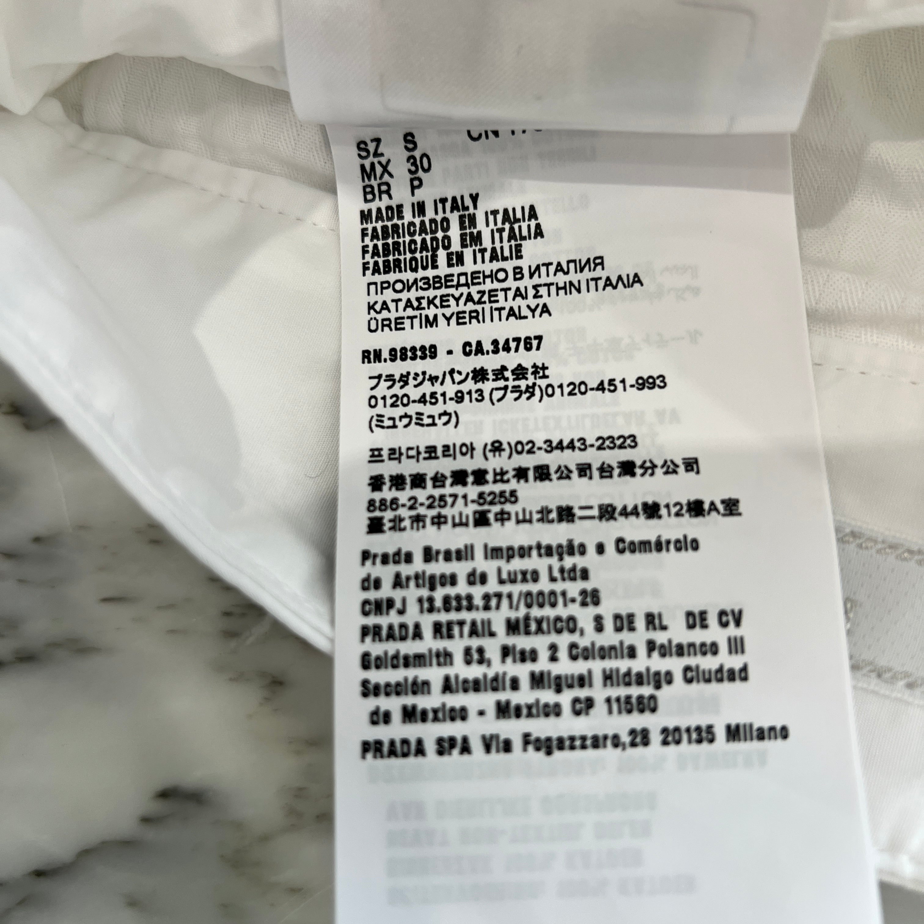 PRADA 2023SS Triangle Logo Plate Zip Cargo Shorts SPH393 S000 1XV2 Size S プラダ トライアングル ロゴプレート ジップ カーゴショーツ サイズS