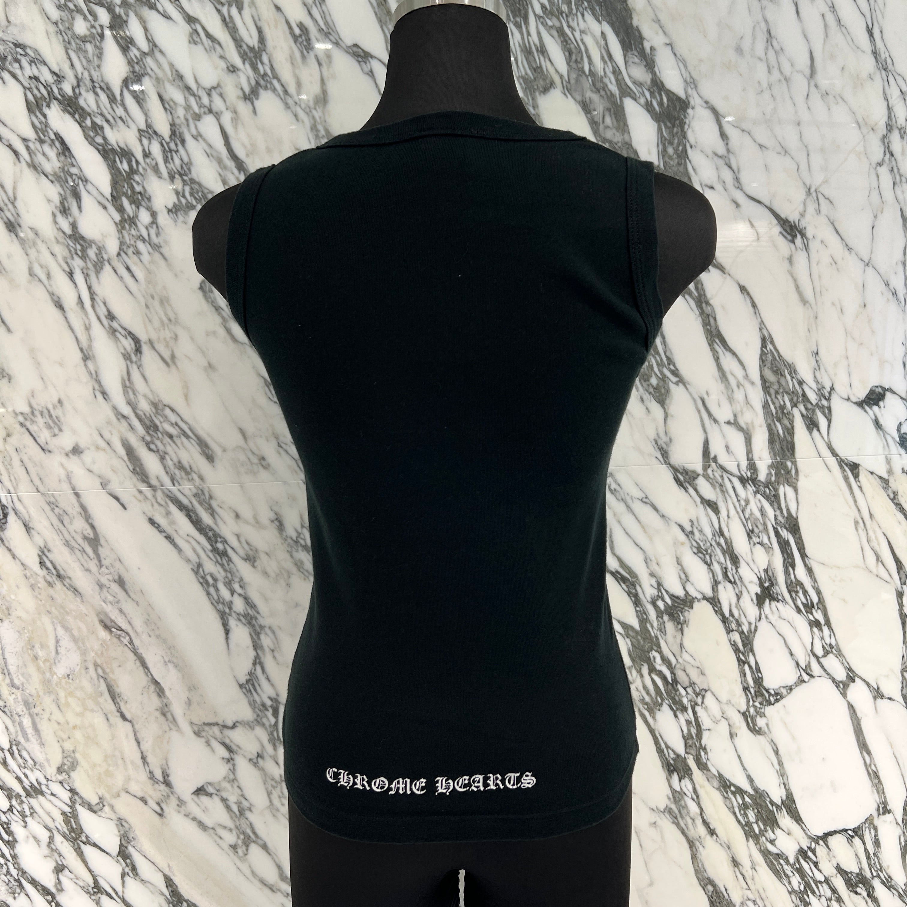 CHROME HEARTS Floral Cross Print Tank Top Size ONE SIZE クロムハーツ フローラルクロス プリント タンクトップ サイズONE SIZE