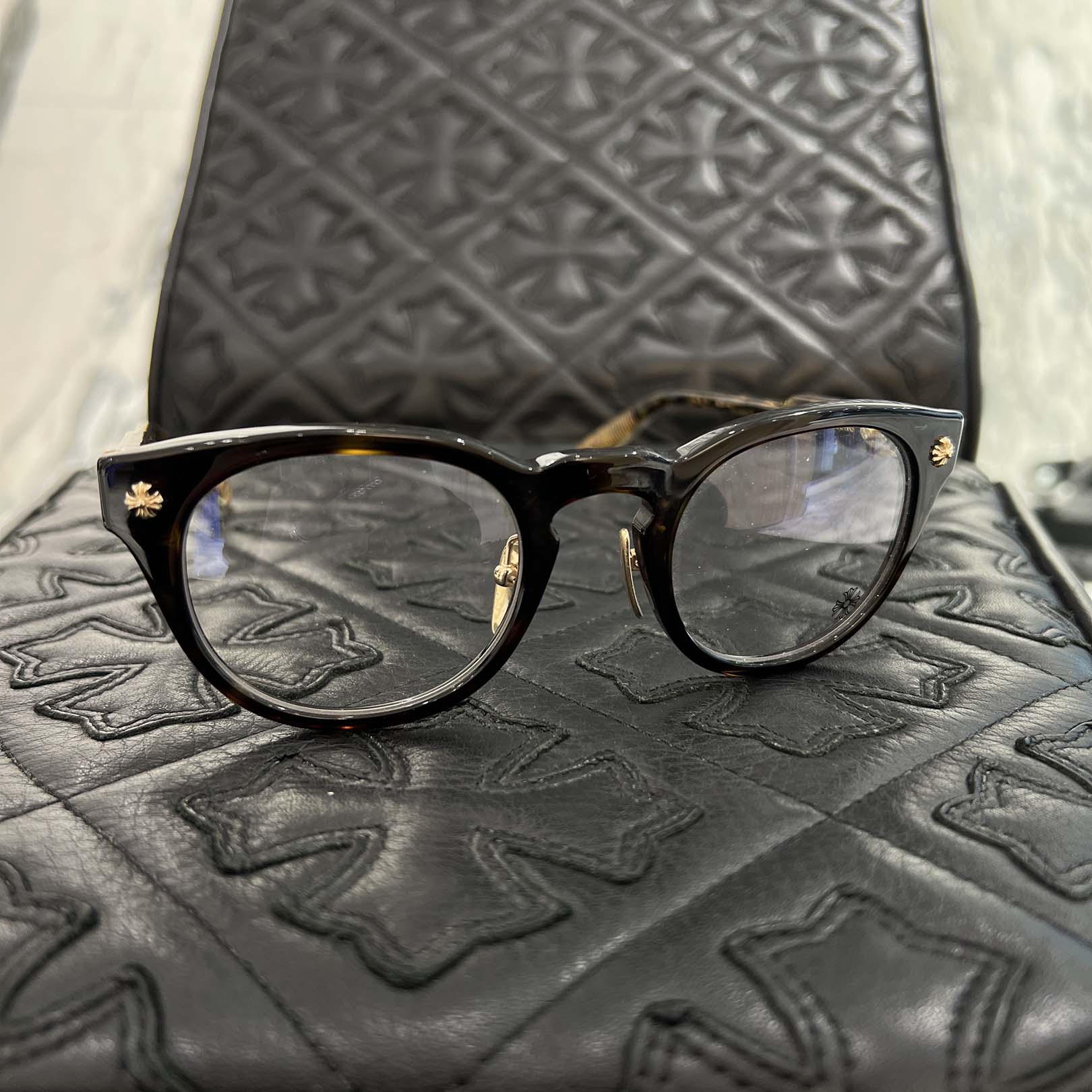 CHROME HEARTS Dingalong Linglong Sunglasses Size 49□24-147 クロムハーツ ディンガロンリンロン サングラス サイズ49□24-147