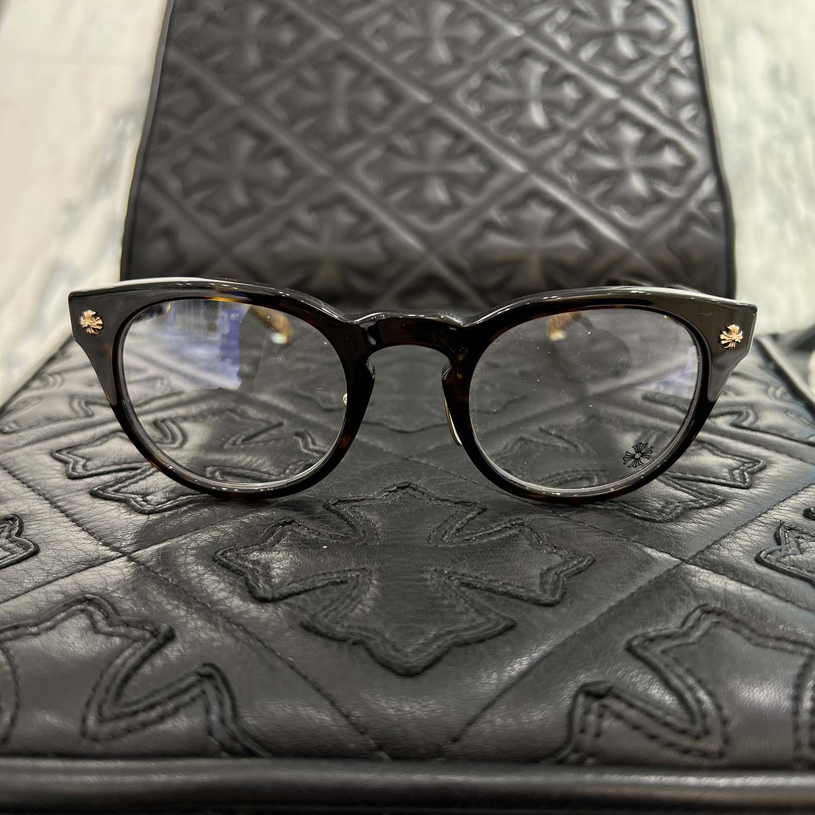 CHROME HEARTS Dingalong Linglong Sunglasses Size 49□24-147 クロムハーツ ディンガロンリンロン サングラス サイズ49□24-147