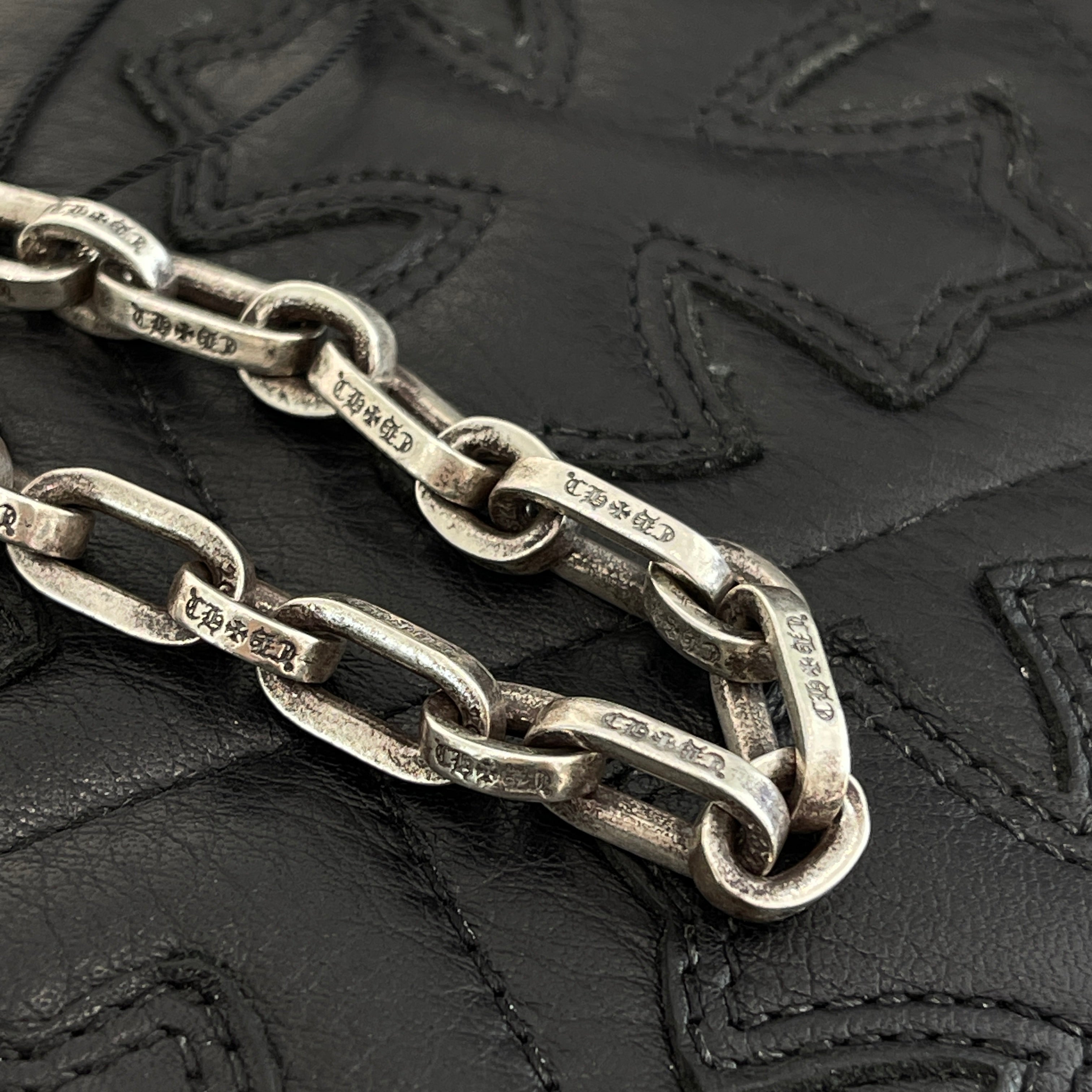 CHROME HEARTS PAPER E CHAIN Bracelet Size 8 Inch クロムハーツ