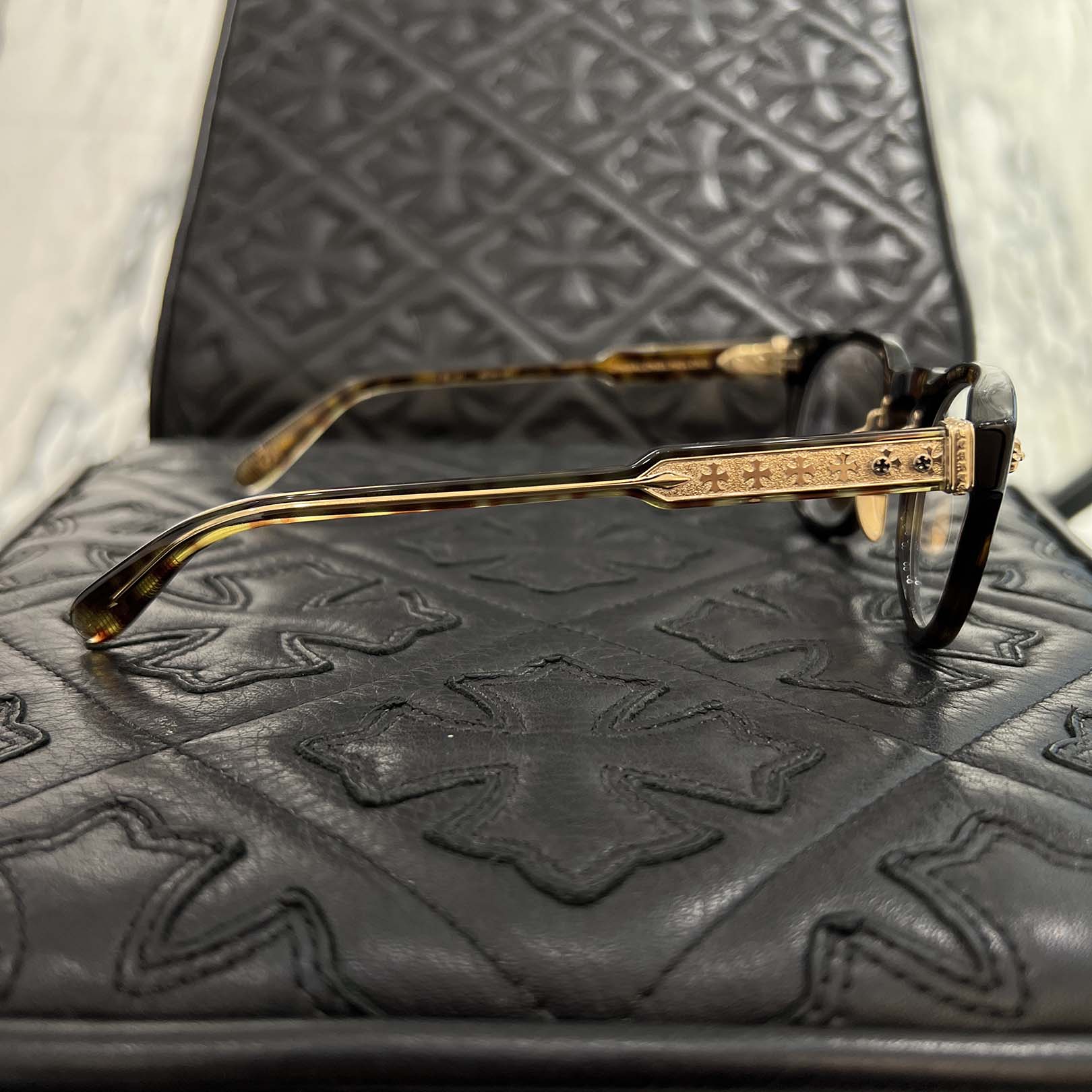 CHROME HEARTS Dingalong Linglong Sunglasses Size 49□24-147 クロムハーツ ディンガロンリンロン サングラス サイズ49□24-147