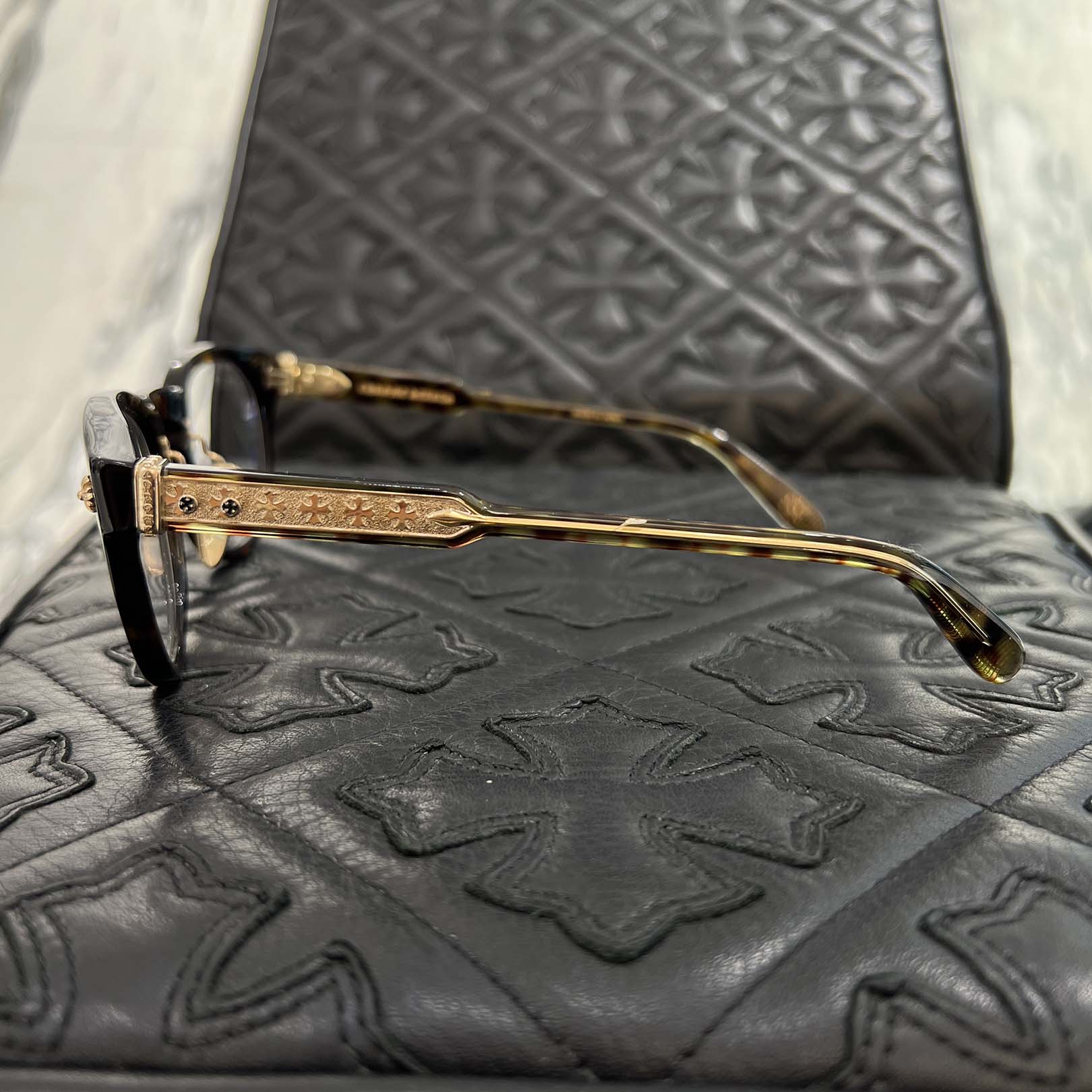 CHROME HEARTS Dingalong Linglong Sunglasses Size 49□24-147 クロムハーツ ディンガロンリンロン サングラス サイズ49□24-147