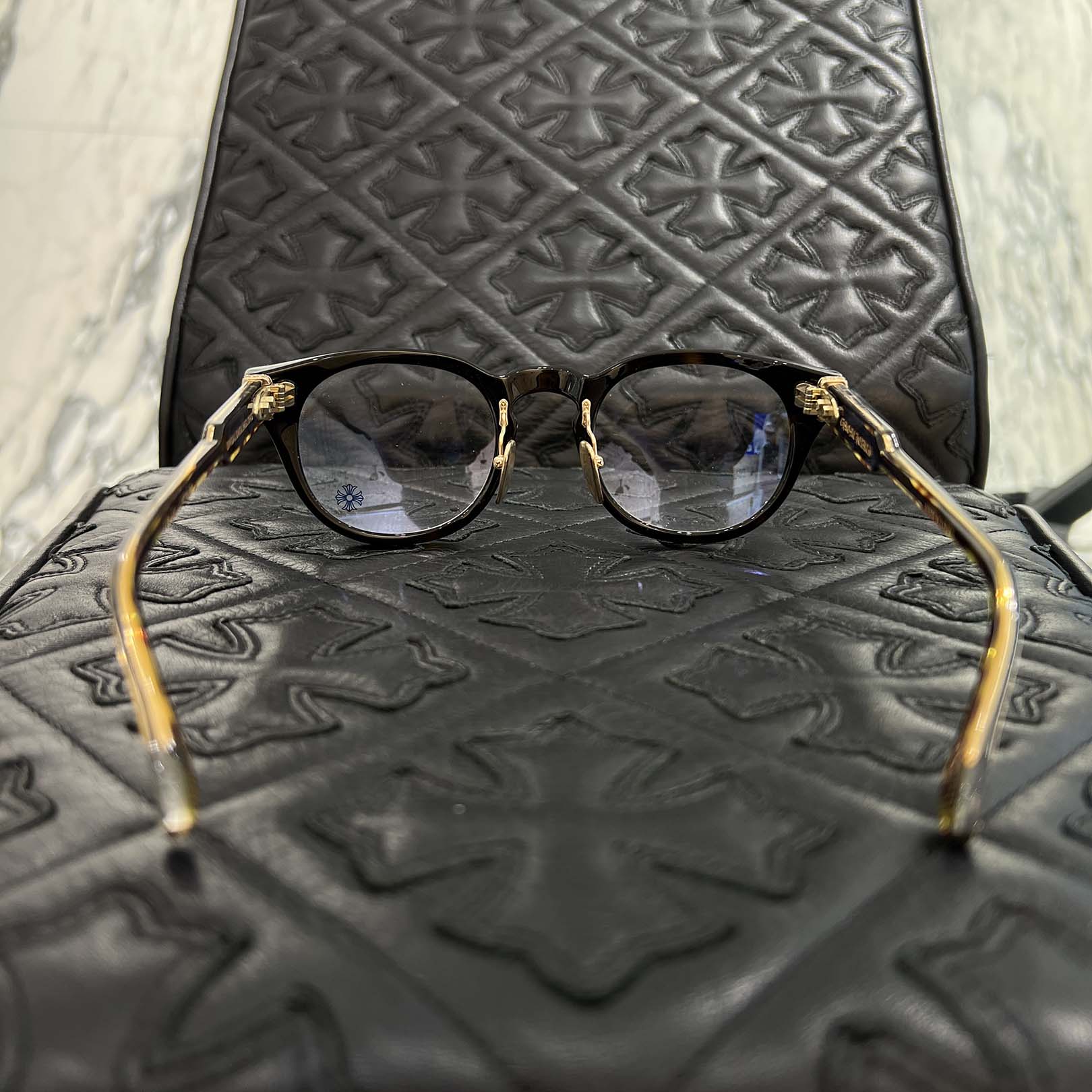 CHROME HEARTS Dingalong Linglong Sunglasses Size 49□24-147 クロムハーツ ディンガロンリンロン サングラス サイズ49□24-147