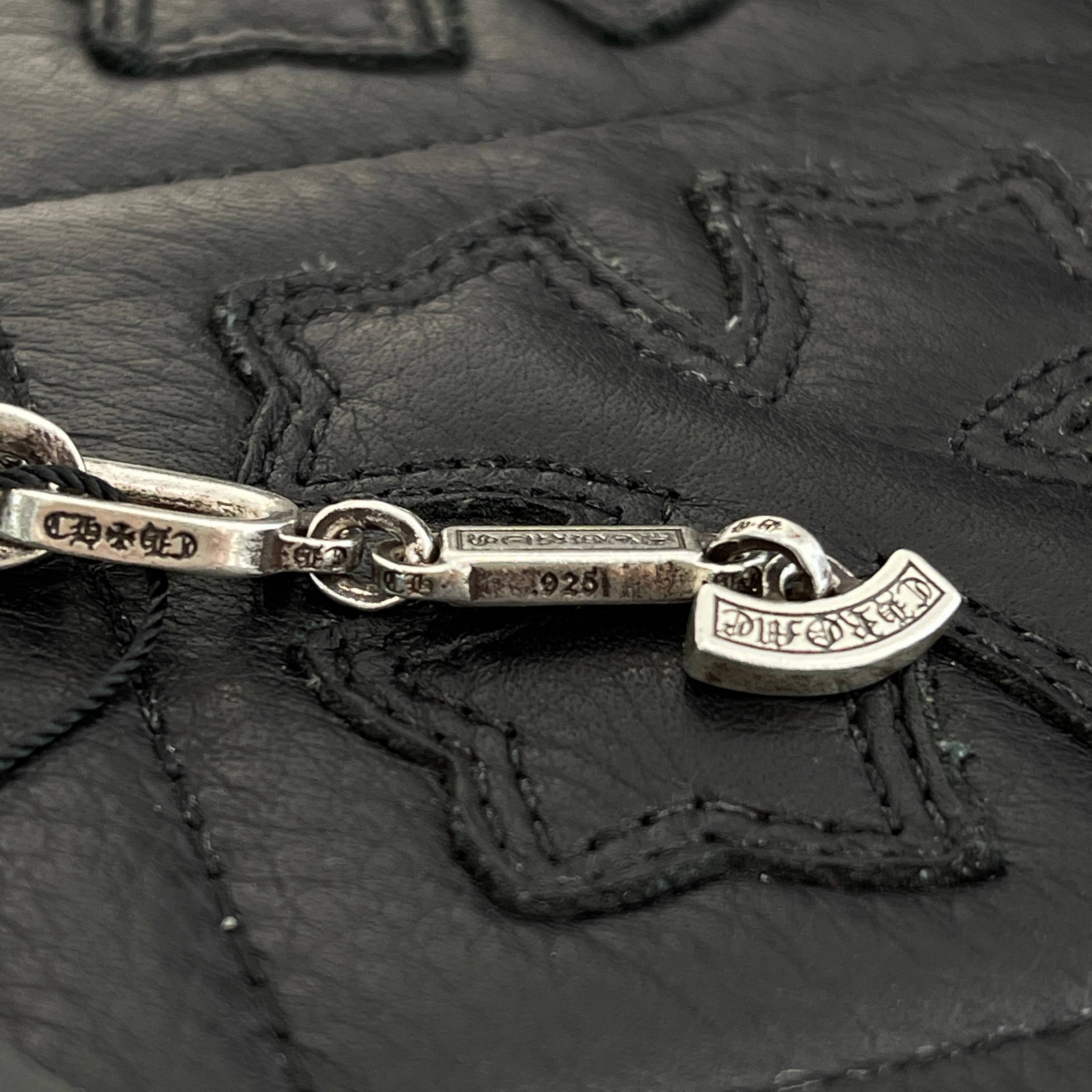 CHROME HEARTS PAPER E CHAIN Bracelet Size 8 Inch クロムハーツ