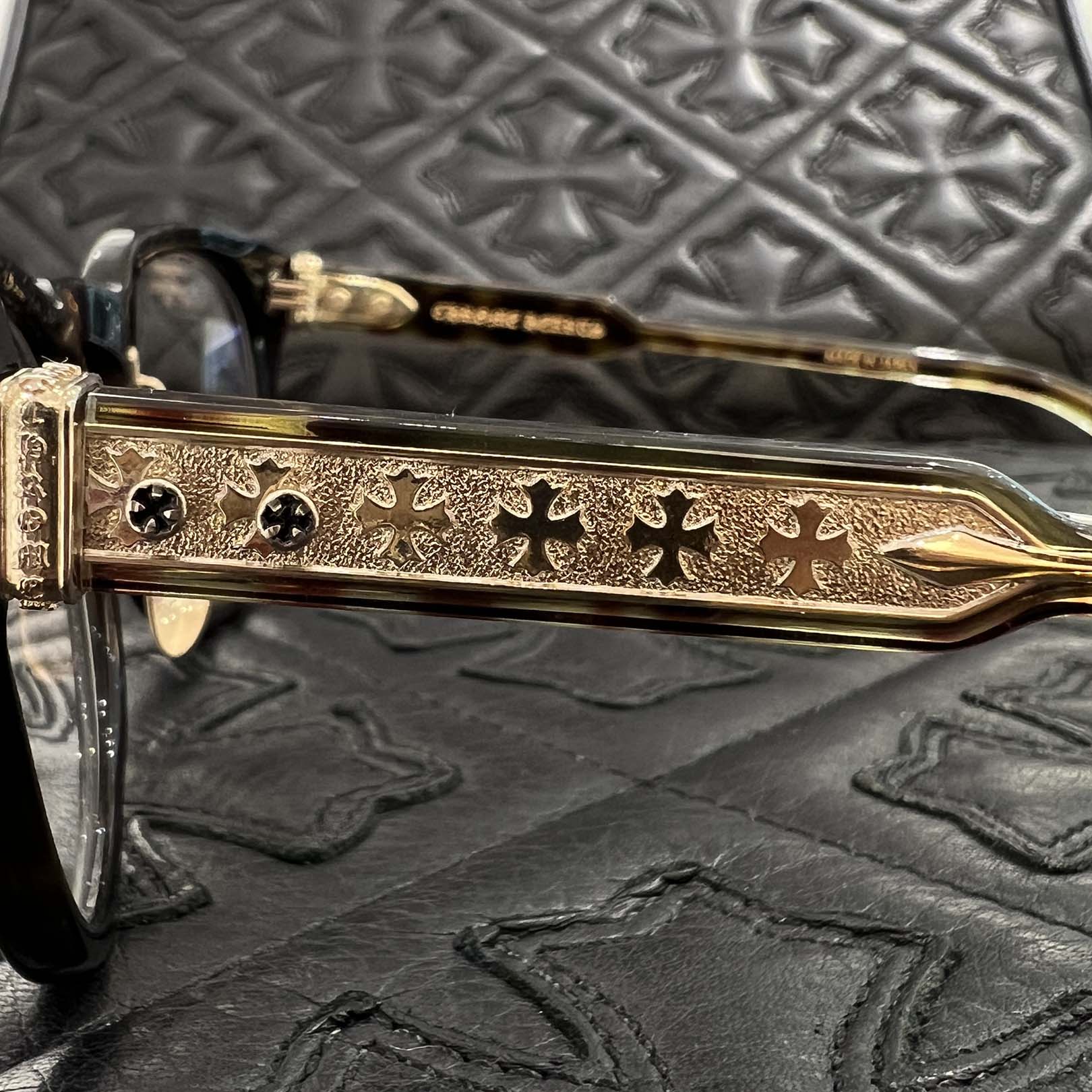 CHROME HEARTS Dingalong Linglong Sunglasses Size 49□24-147 クロムハーツ ディンガロンリンロン サングラス サイズ49□24-147