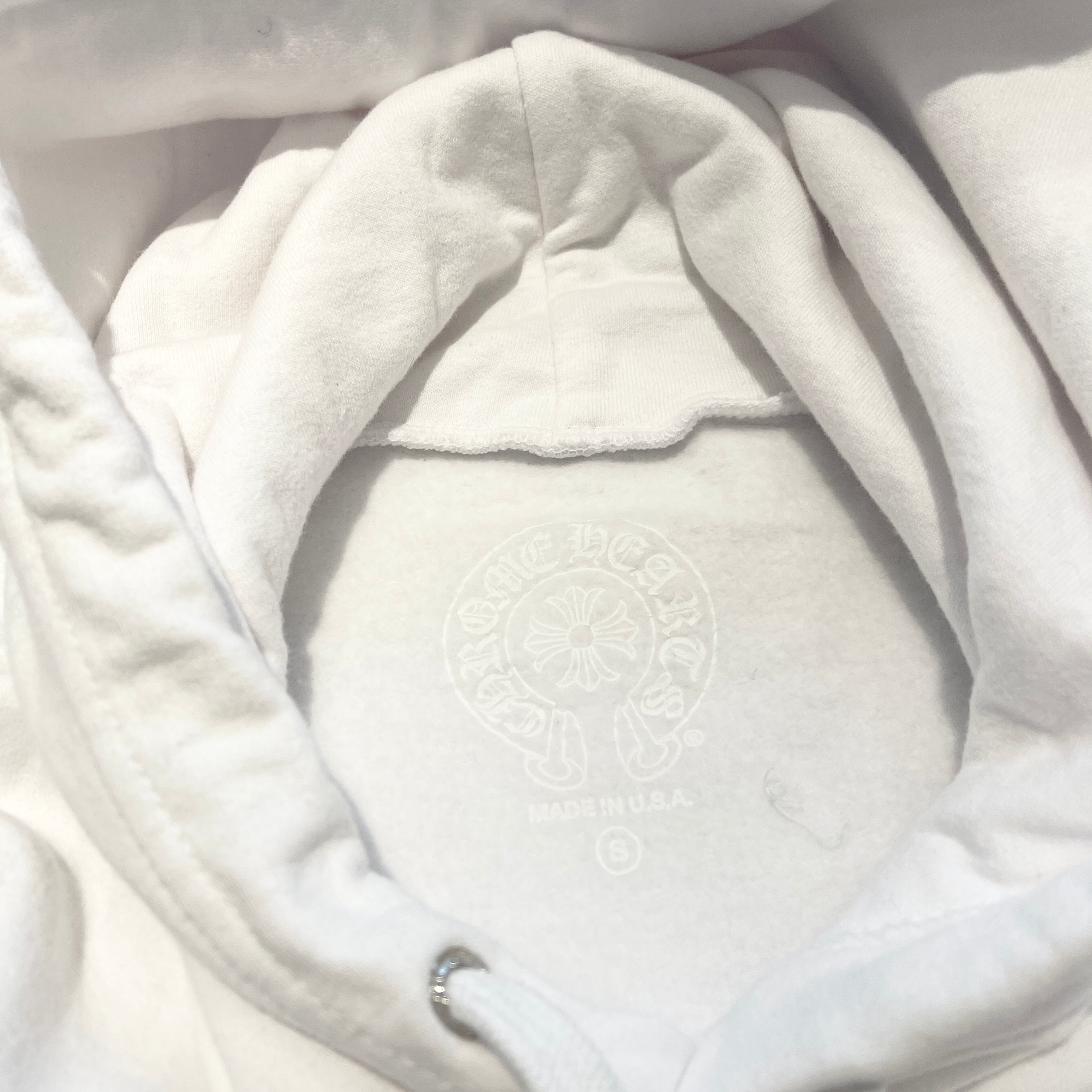 CHROME HEARTS Vertical Arm Logo Pullover Hoodie Size XL クロムハーツ バーティカルアームロゴ プルオーバーフーディーサイズXL