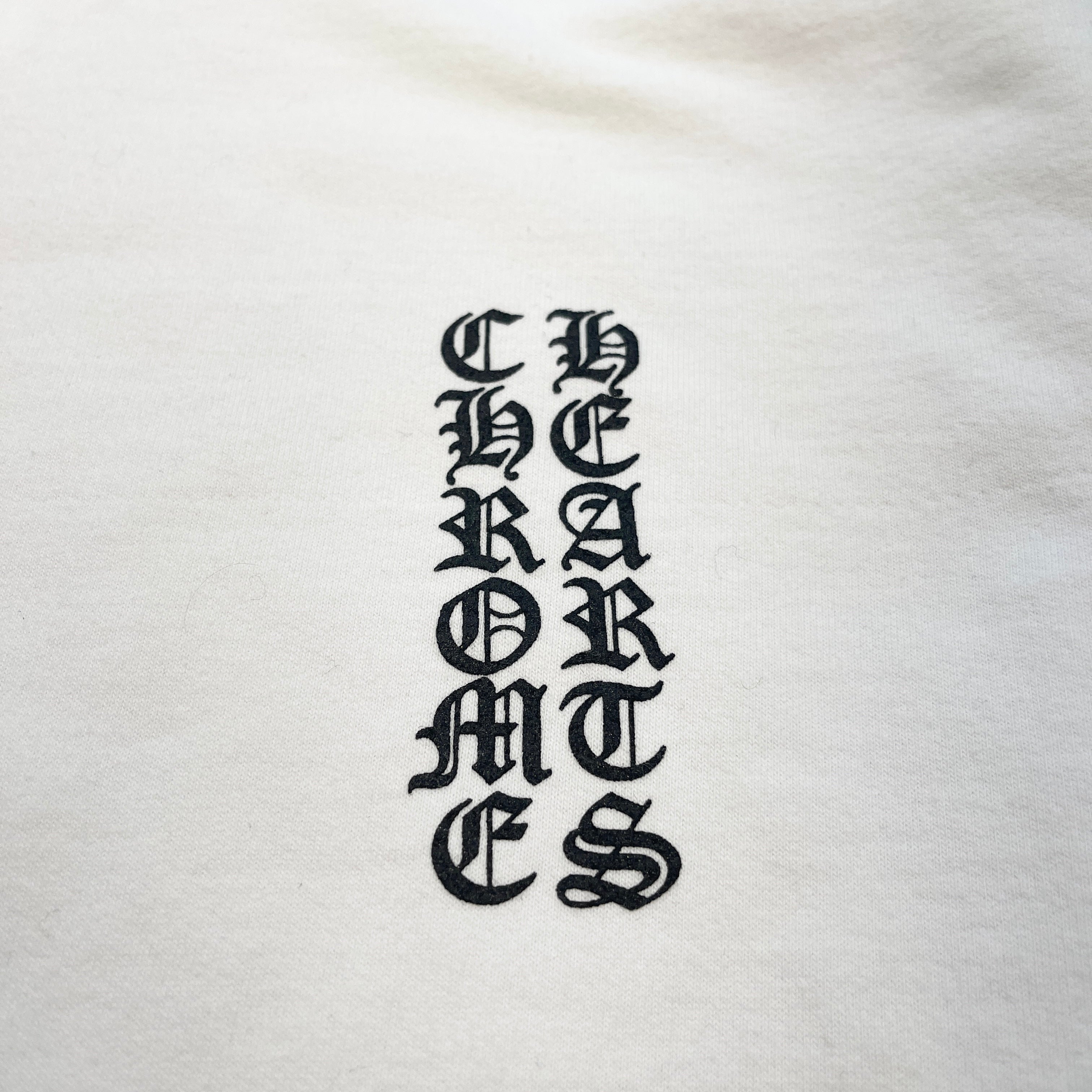 CHROME HEARTS Vertical Logo Pullover Hoodie Size XL クロムハーツ ヴァーティカルロゴ プルオーバーフーディー サイズXL