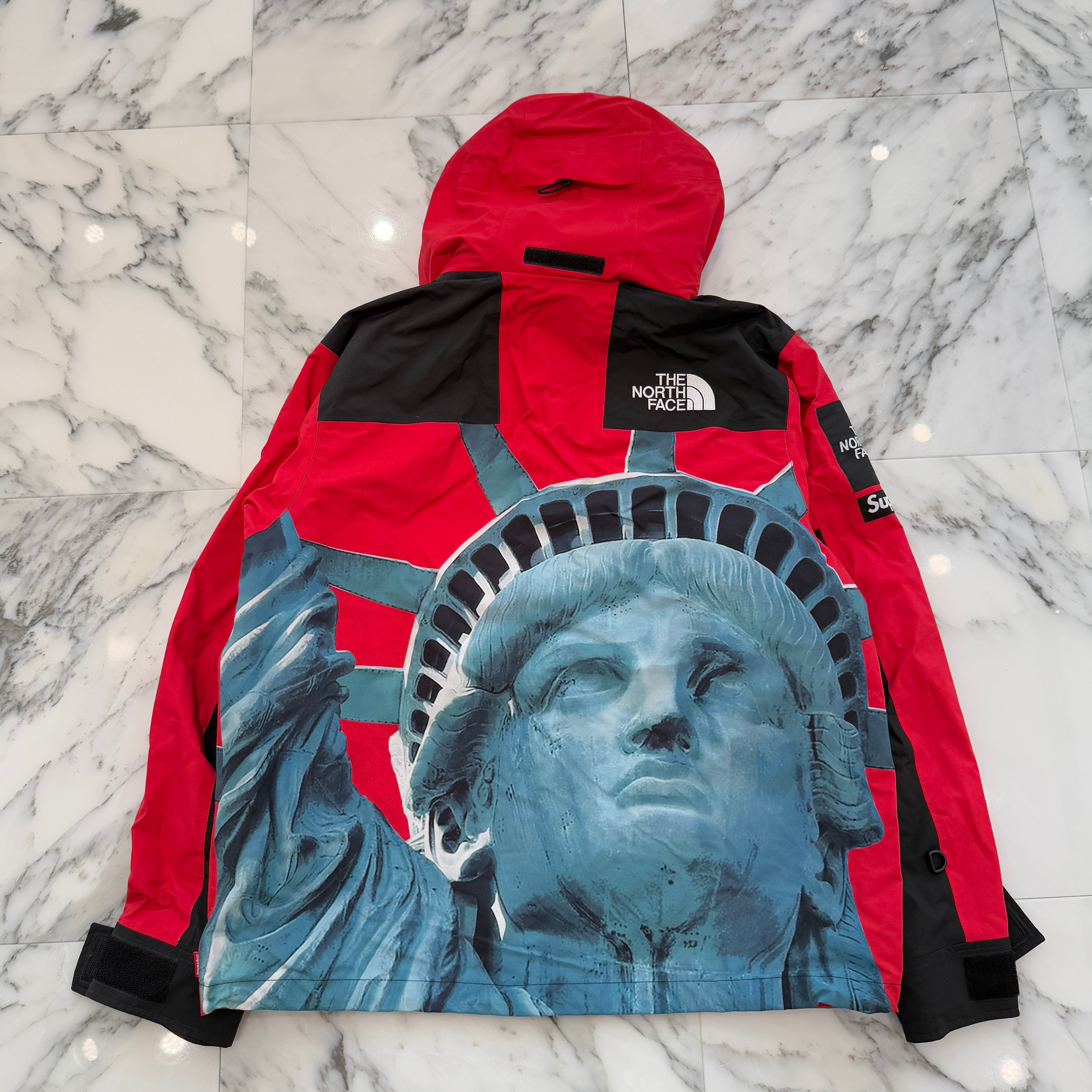 Supreme × THE NORTH FACE 2019AW Statue Of Liberty Mountain Jacket Size S シュプリーム × ザノースフェイス 自由の女神 ナイロン マウンテンジャケット サイズS