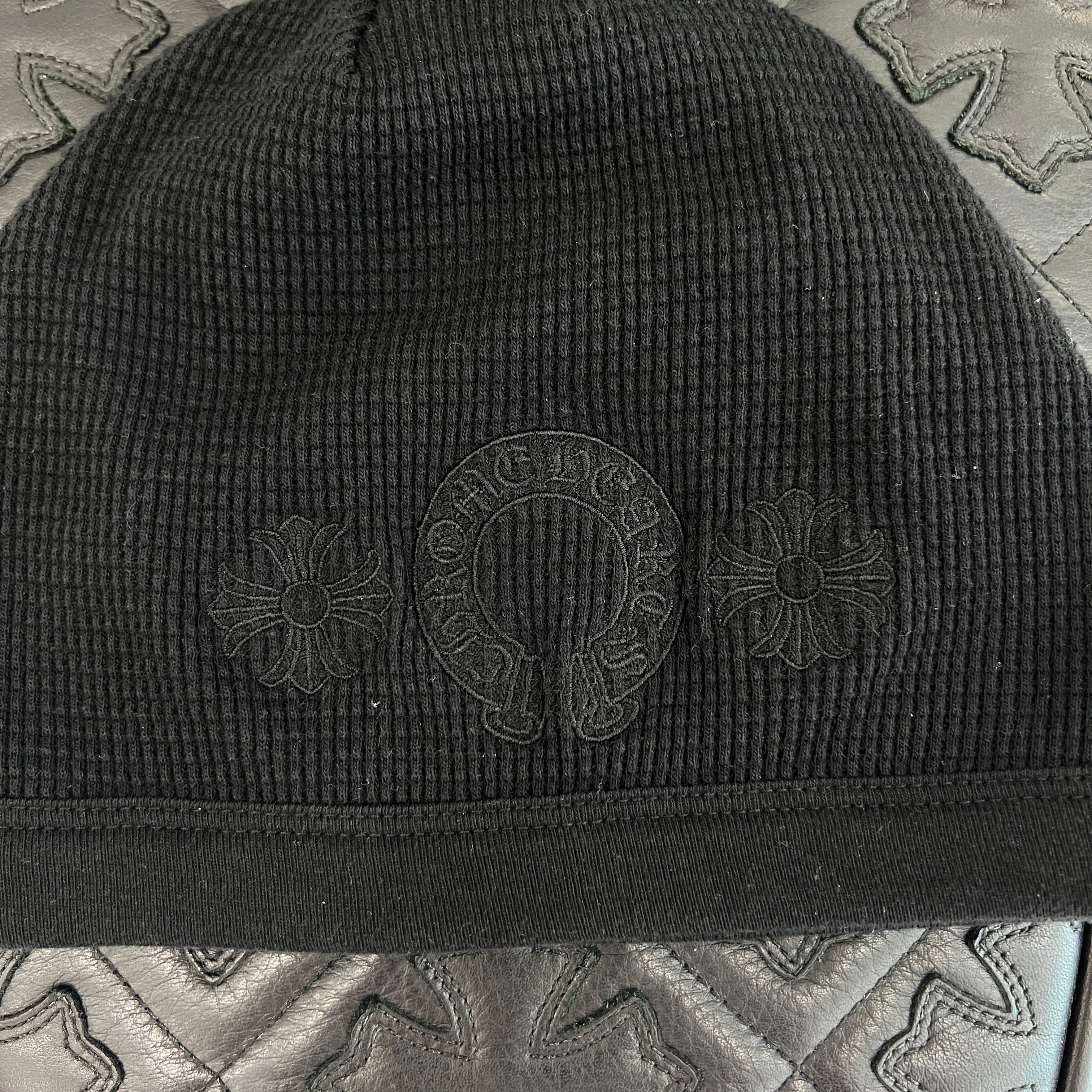 CHROME HEARTS CH Plus Horseshoe Embroidery Cotton Beanie