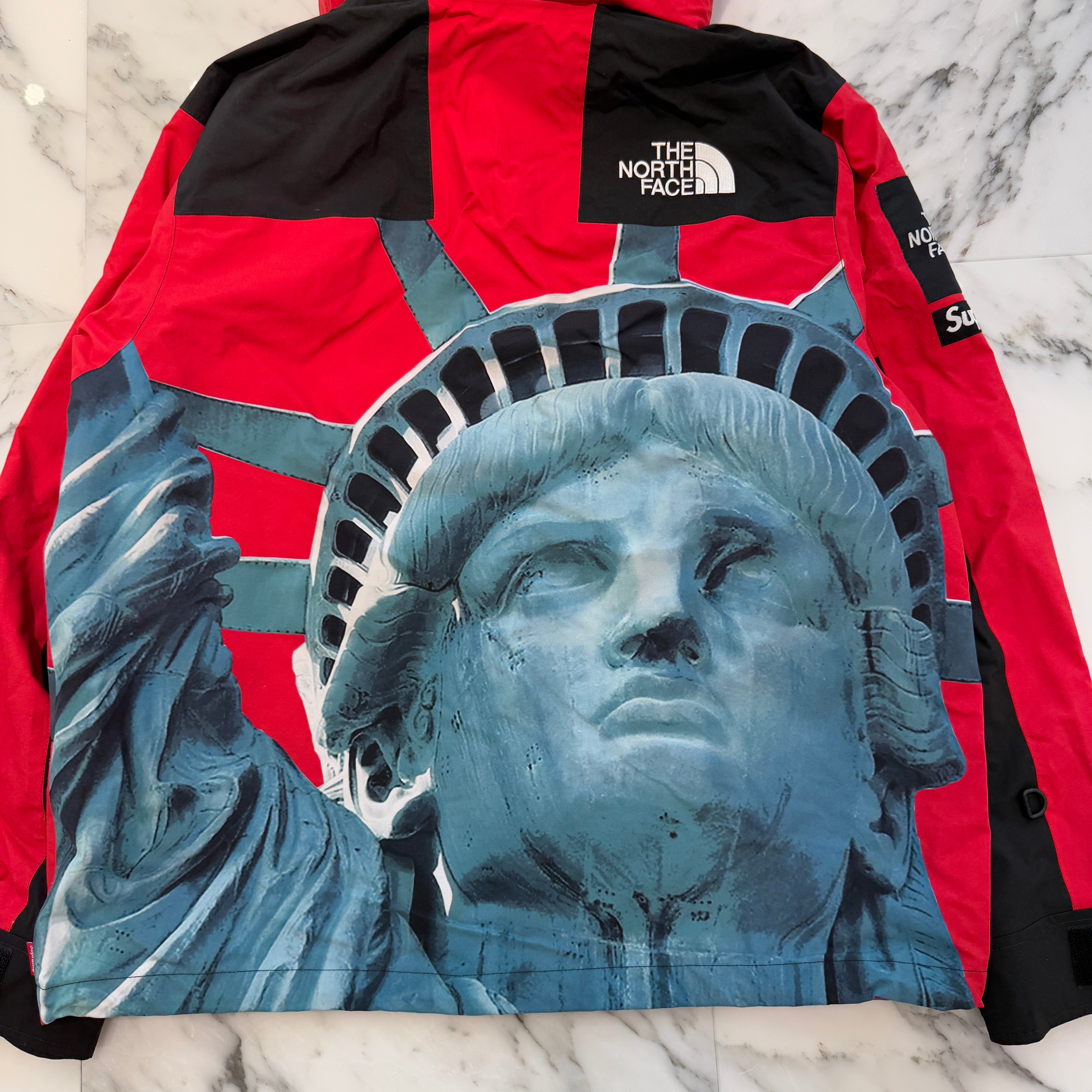 Supreme × THE NORTH FACE 2019AW Statue Of Liberty Mountain Jacket Size S シュプリーム × ザノースフェイス 自由の女神 ナイロン マウンテンジャケット サイズS
