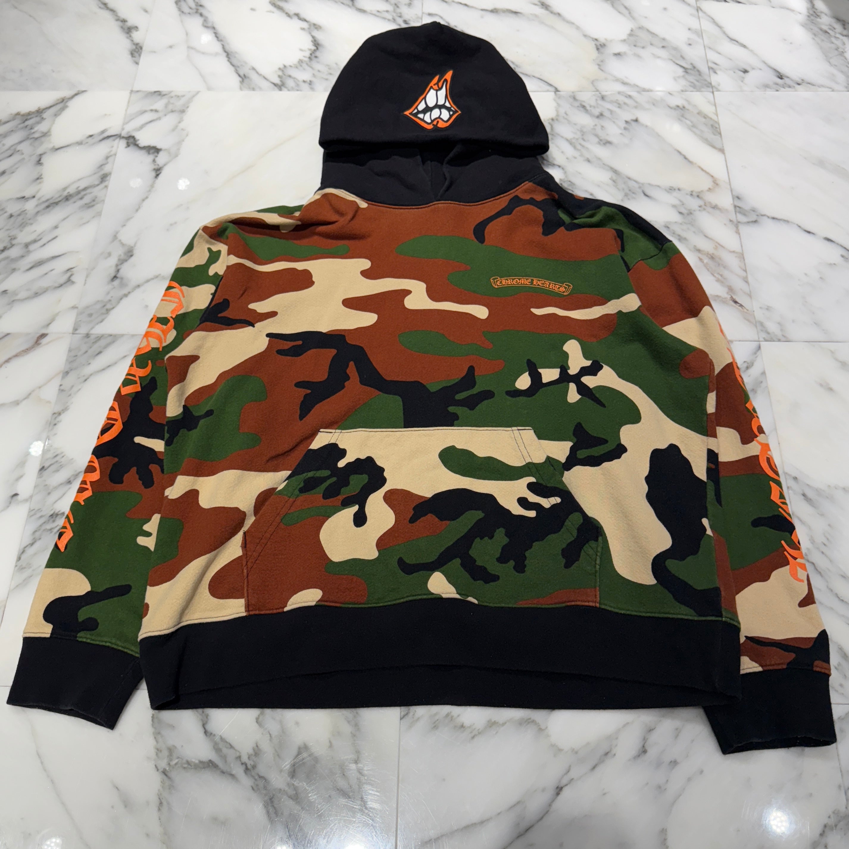 CHROME HEARTS × MATTY BOY 2022SS PPO CAUTION HD PLVR Size XXL クロムハーツ × マッティボーイ PPO コーションプルオーバーフーディ サイズXXL