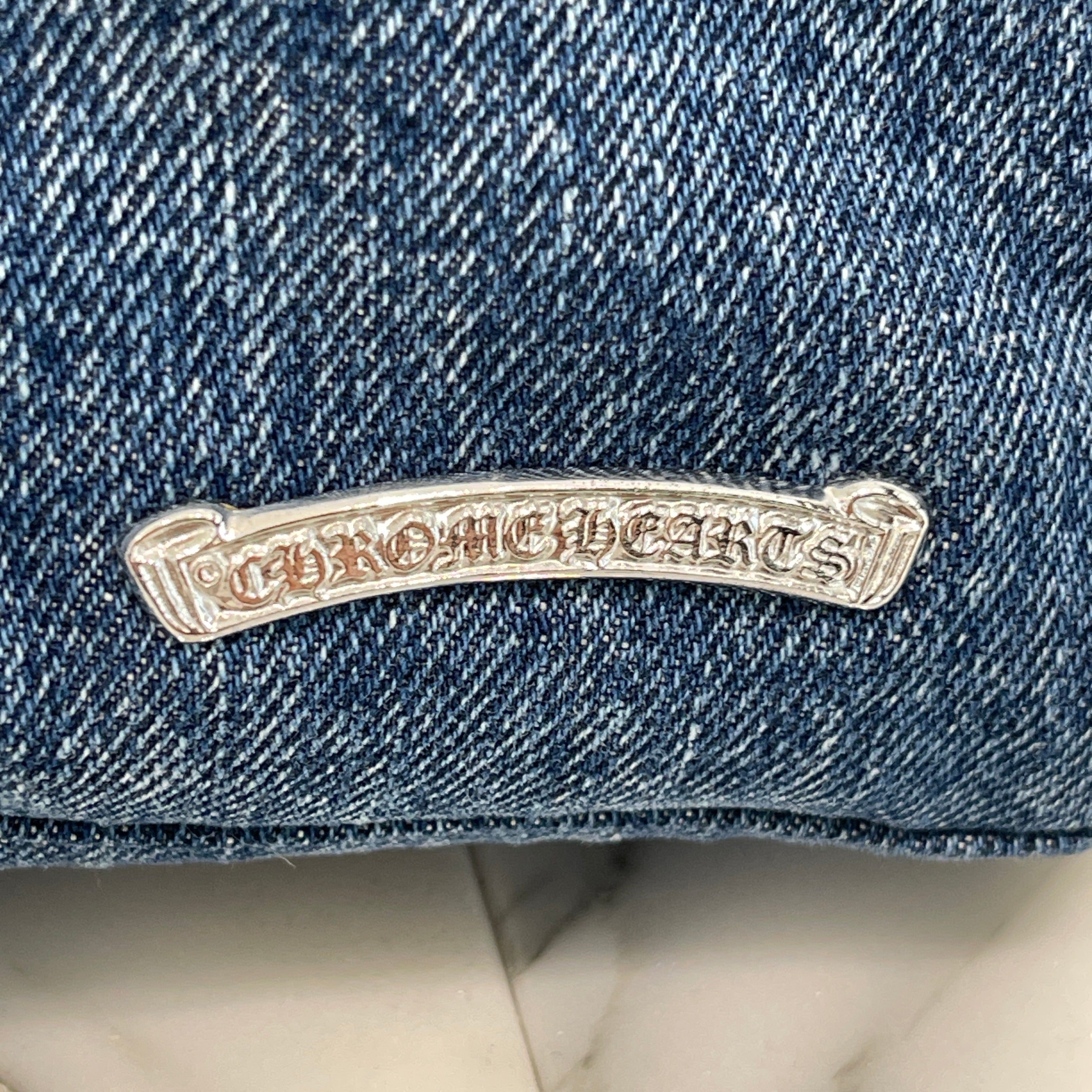 CHROME HEARTS MOCHITA Denim Handle Bag クロムハーツ MOCHITA デニム ハンドバッグ ショルダーバッグ