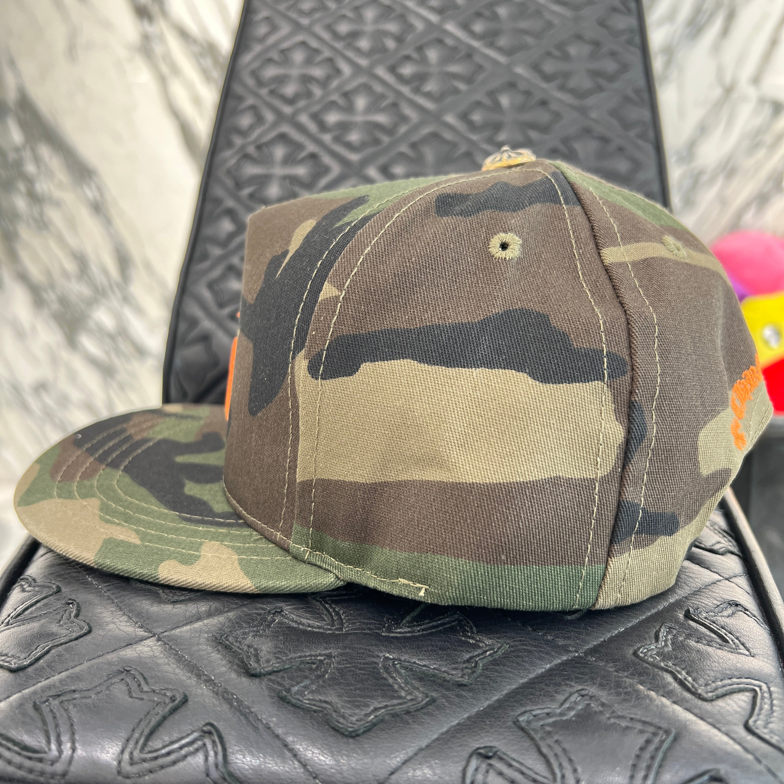 CHROME HEARTS CH Logo Embroidery Camo Baseball Cap Size ONE SIZE（53-60） クロムハーツ CHロゴ刺繍 カモフラージュ ベースボールキャップ サイズ ONE SIZE（53-60）