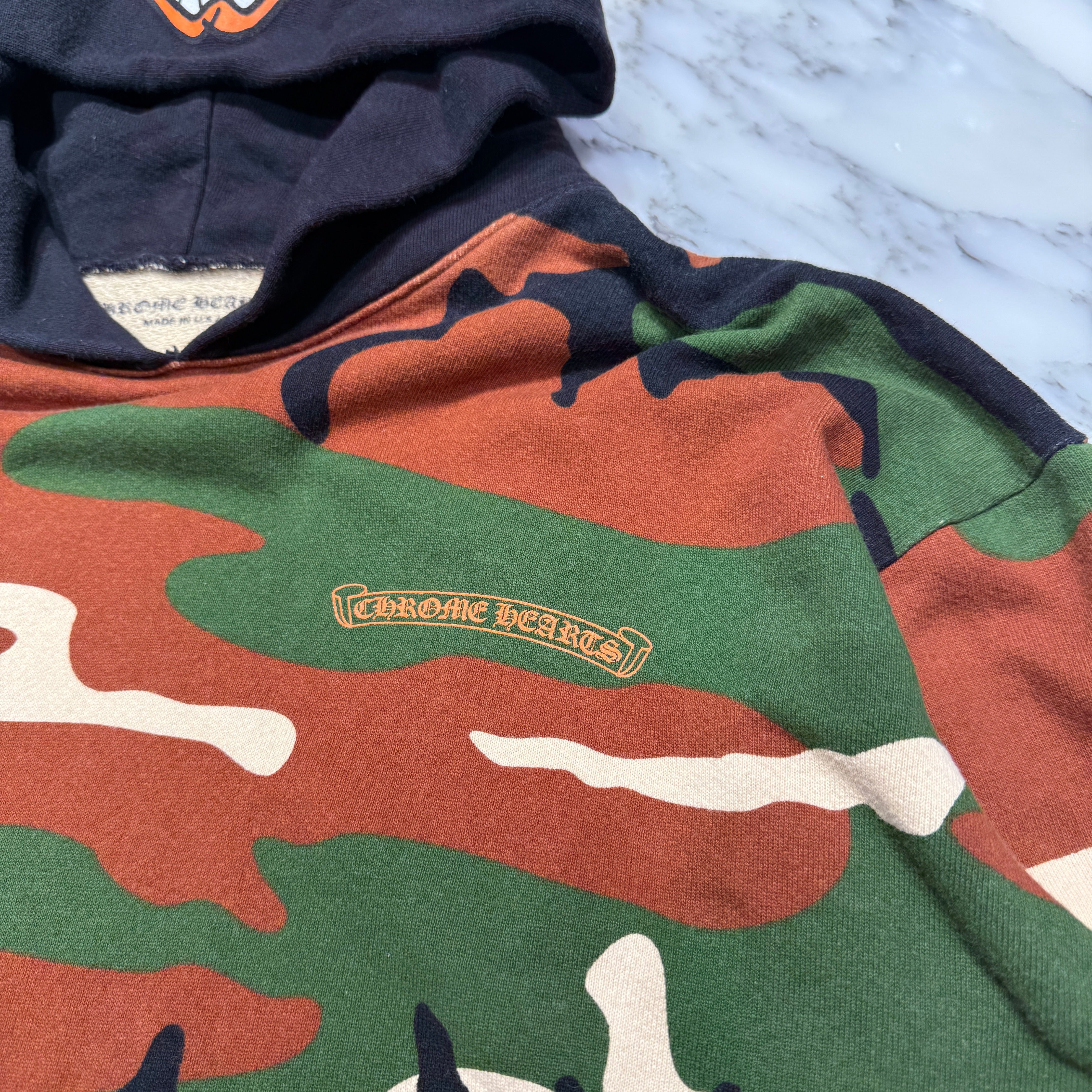 CHROME HEARTS × MATTY BOY 2022SS PPO CAUTION HD PLVR Size XXL クロムハーツ × マッティボーイ PPO コーションプルオーバーフーディ サイズXXL