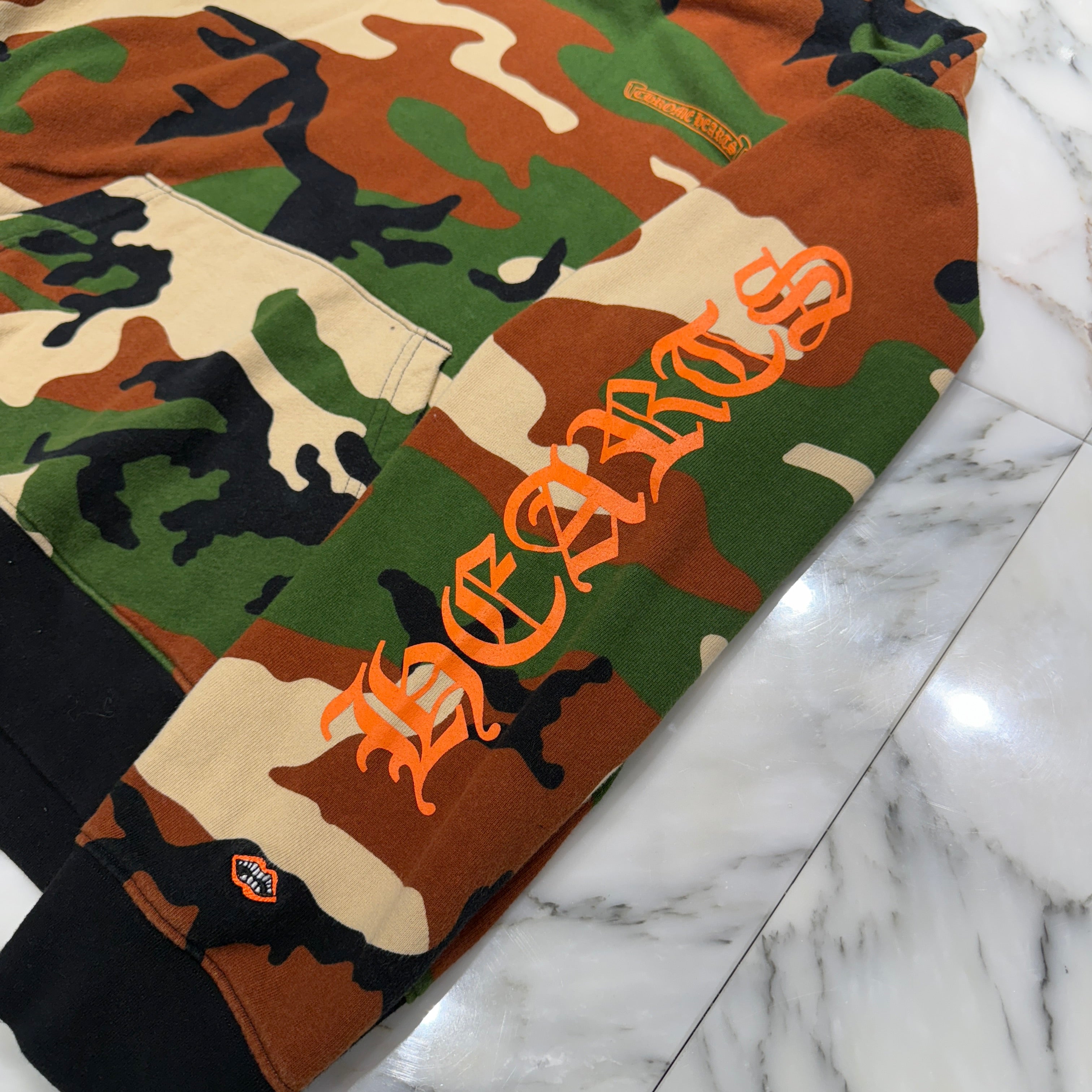 CHROME HEARTS × MATTY BOY 2022SS PPO CAUTION HD PLVR Size XXL クロムハーツ × マッティボーイ PPO コーションプルオーバーフーディ サイズXXL