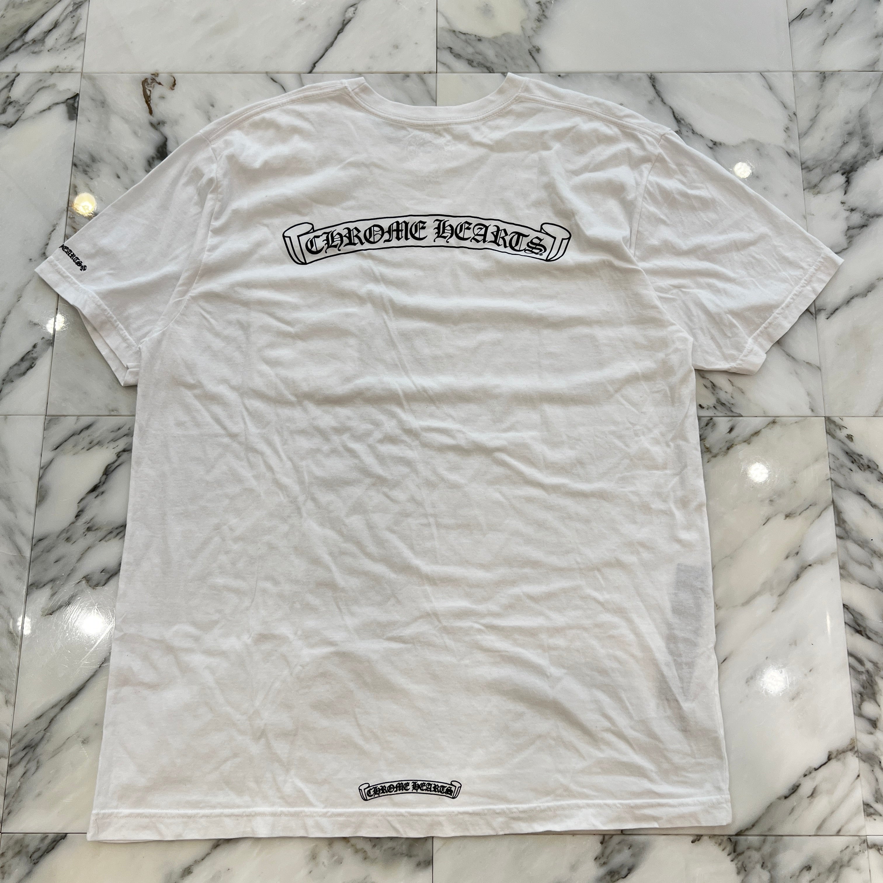 CHROME HEARTS Back Scroll Logo Tee Size XL クロムハーツ バックスクロールロゴ Tシャツ サイズXL