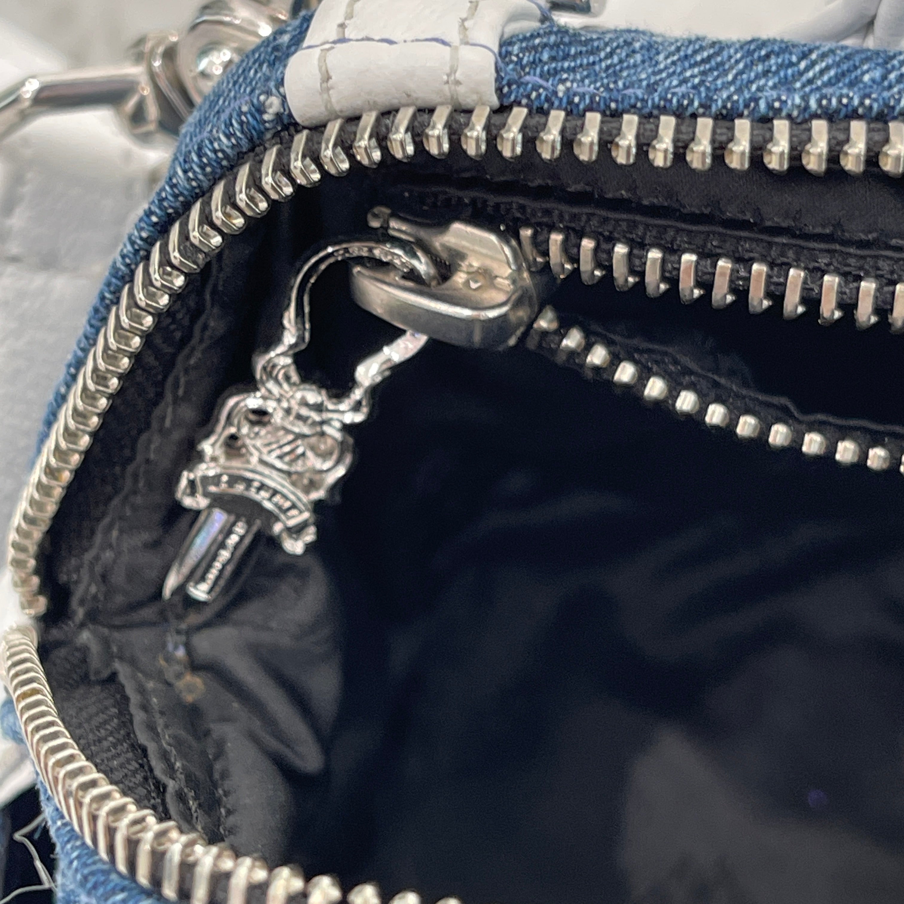 CHROME HEARTS MOCHITA Denim Handle Bag クロムハーツ MOCHITA デニム ハンドバッグ ショルダーバッグ