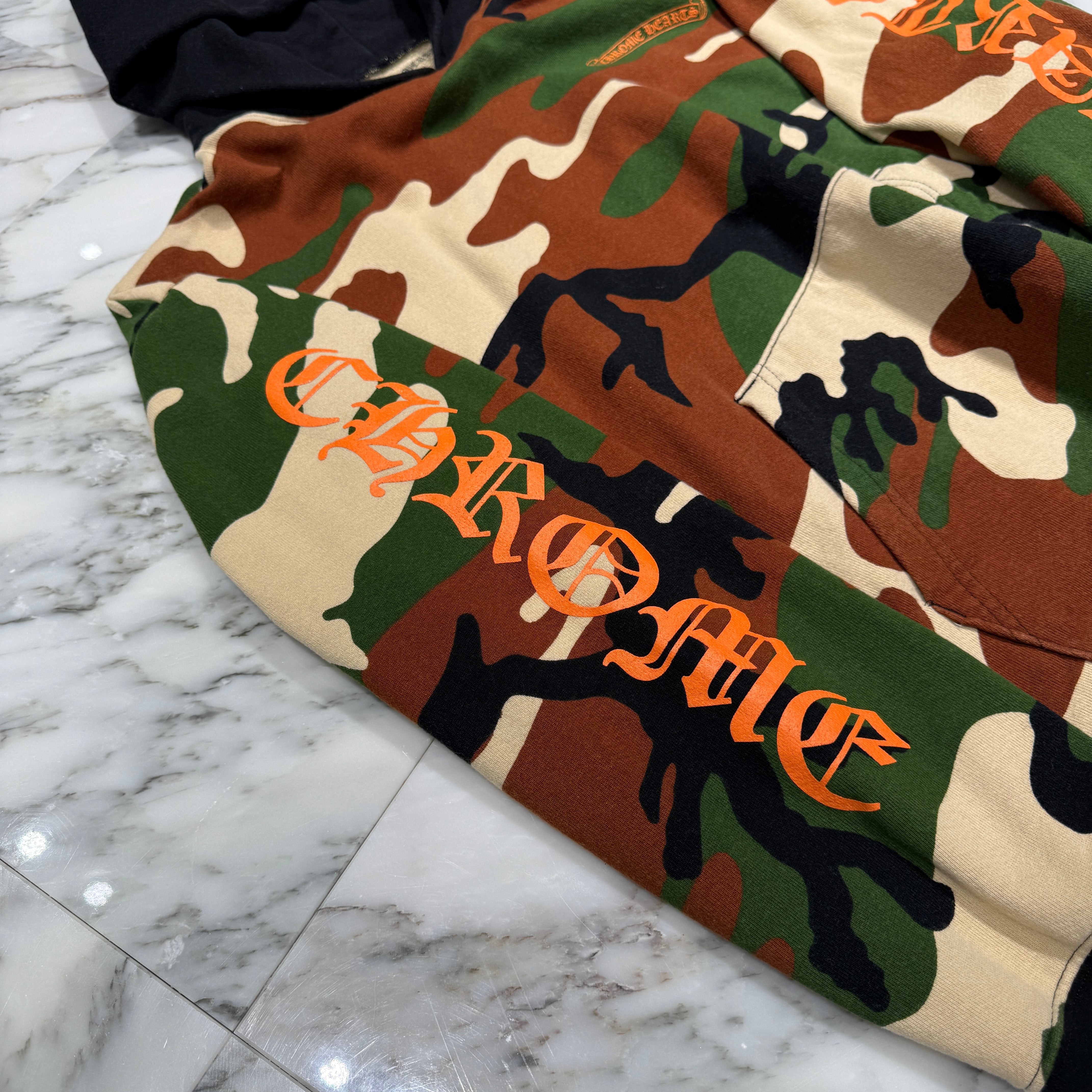 CHROME HEARTS × MATTY BOY 2022SS PPO CAUTION HD PLVR Size XXL クロムハーツ × マッティボーイ PPO コーションプルオーバーフーディ サイズXXL