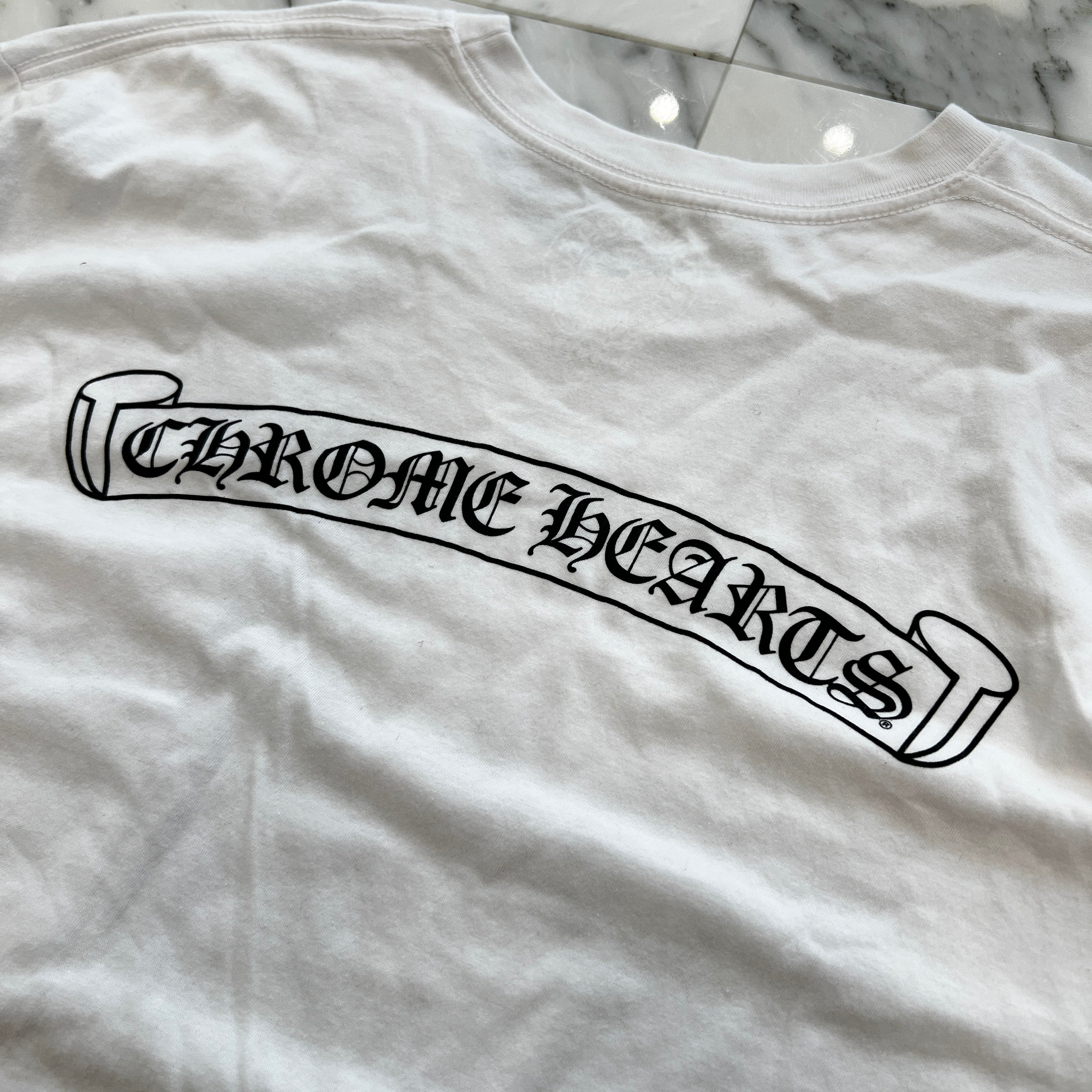 CHROME HEARTS Back Scroll Logo Tee Size XL クロムハーツ バックスクロールロゴ Tシャツ サイズXL