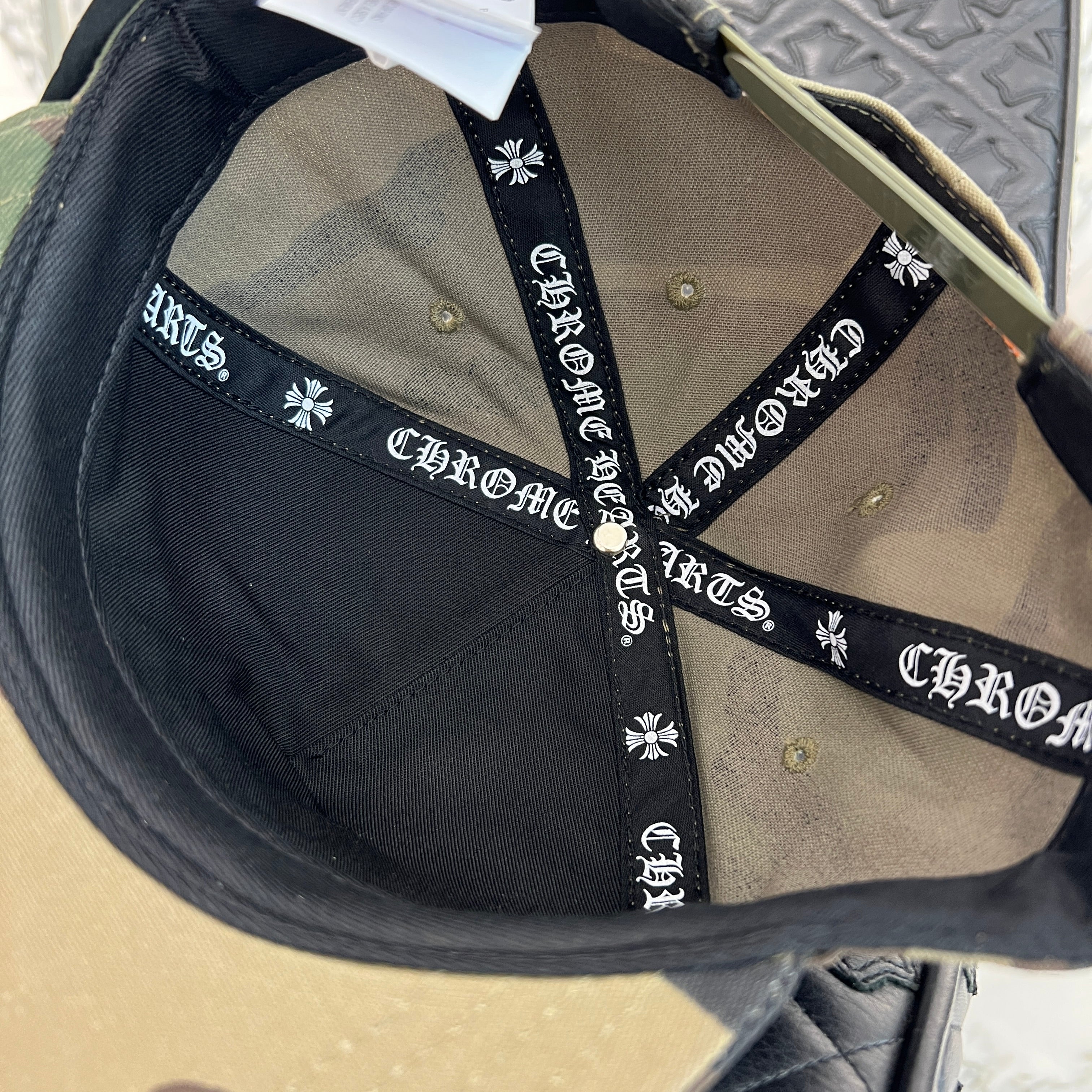 CHROME HEARTS CH Logo Embroidery Camo Baseball Cap Size ONE SIZE（53-60） クロムハーツ CHロゴ刺繍 カモフラージュ ベースボールキャップ サイズ ONE SIZE（53-60）