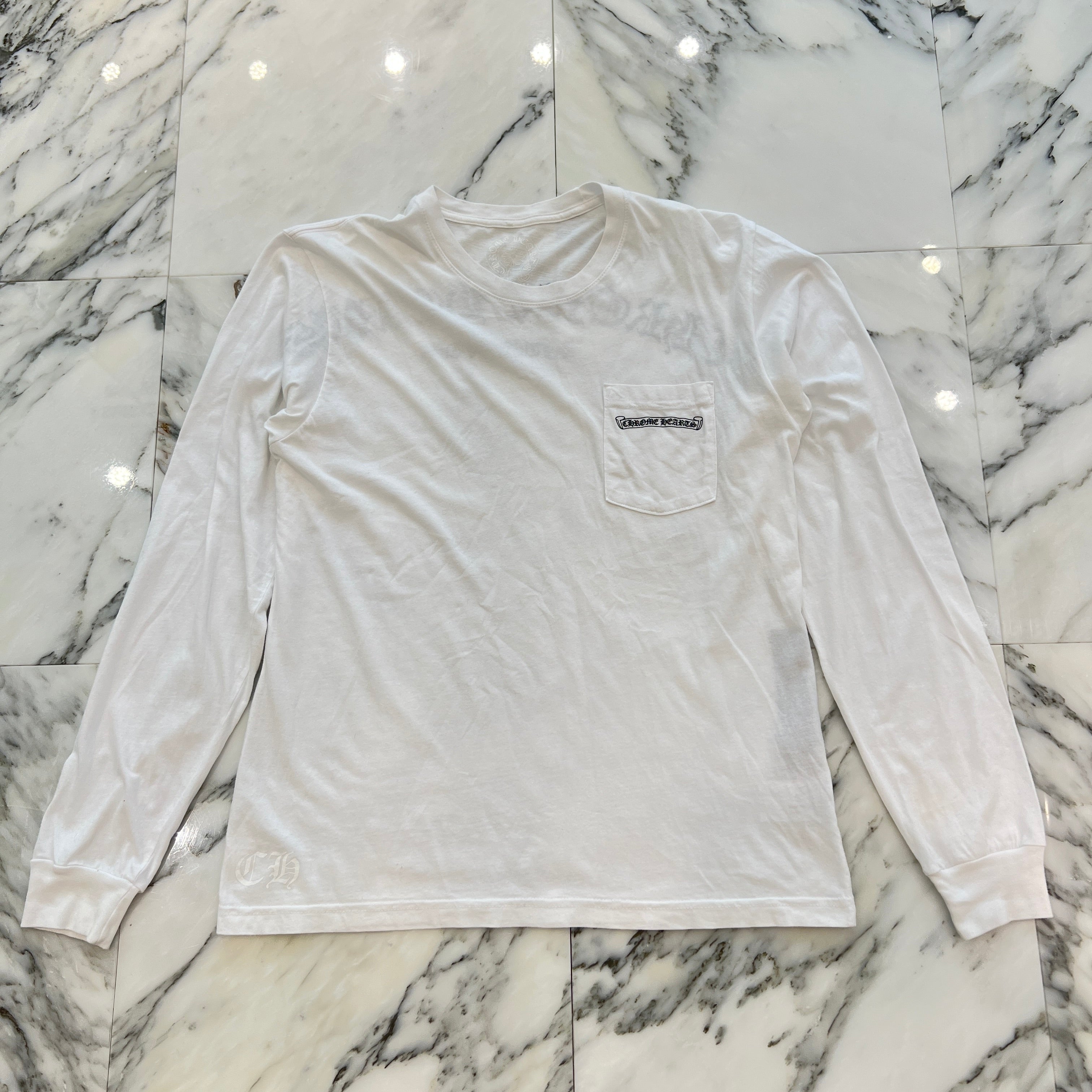 CHROME HEARTS Back Arch Logo USA Long Sleeve Tee Size L クロムハーツ バックアーチロゴ USA ロングスリーブ Tシャツ サイズL