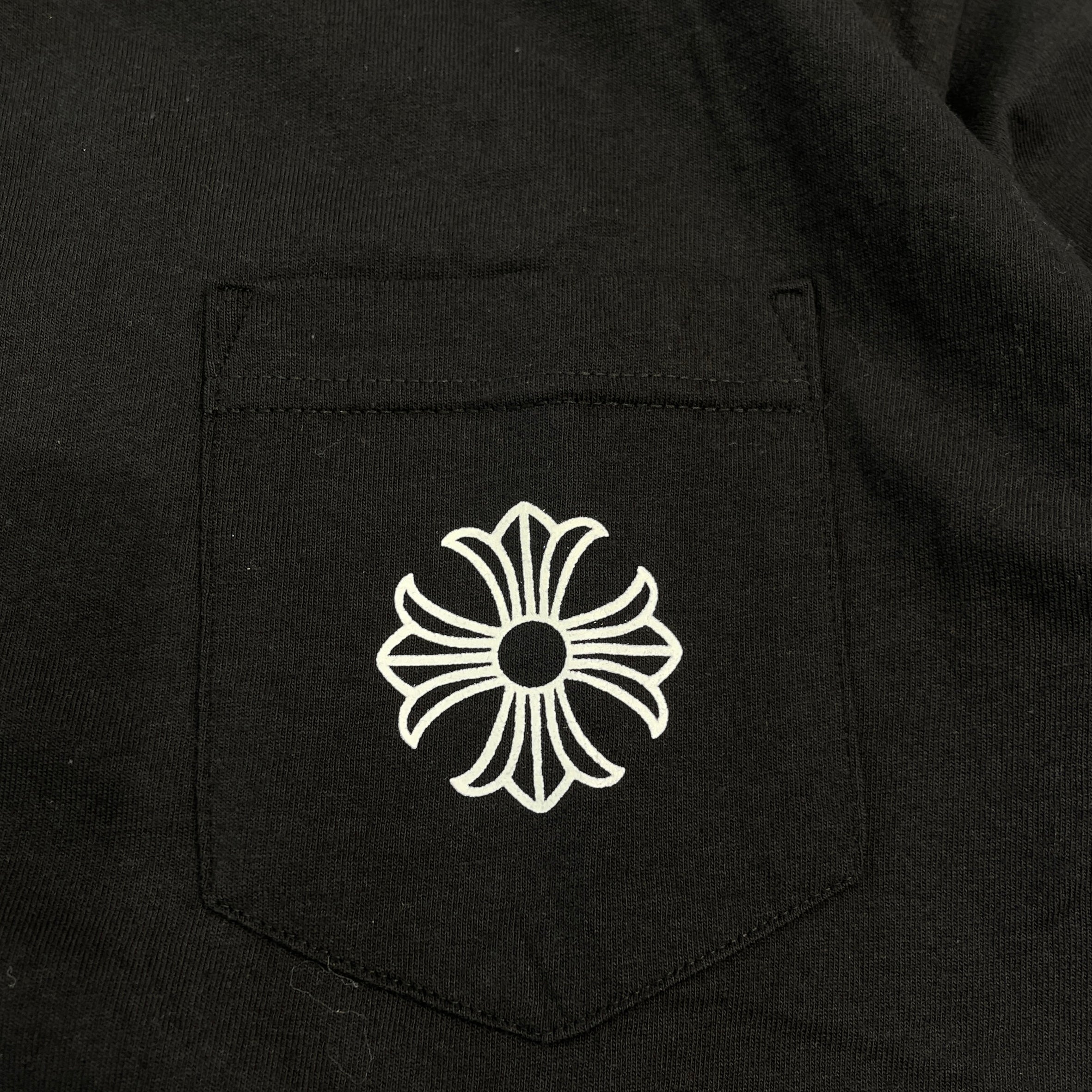 CHROME HEARTS Back CH Large Cross Tee Size M クロムハーツ バック CH ラージクロス Tシャツ サイズM