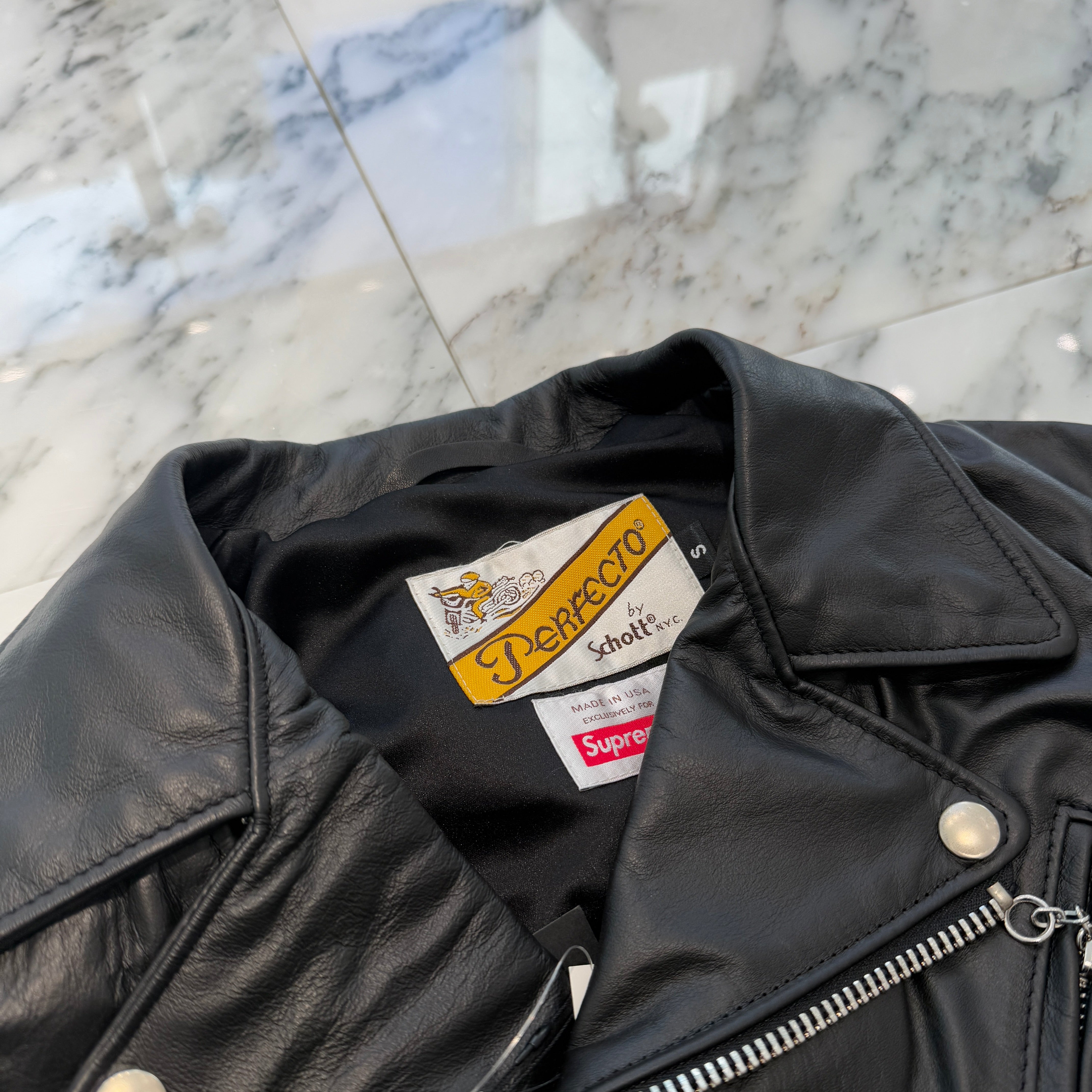 Supreme × Schott 2017AW Chief Tassel Double Riders Jacket Size S シュプリーム × ショット チーフタッセル ダブル ライダース ジャケット サイズS