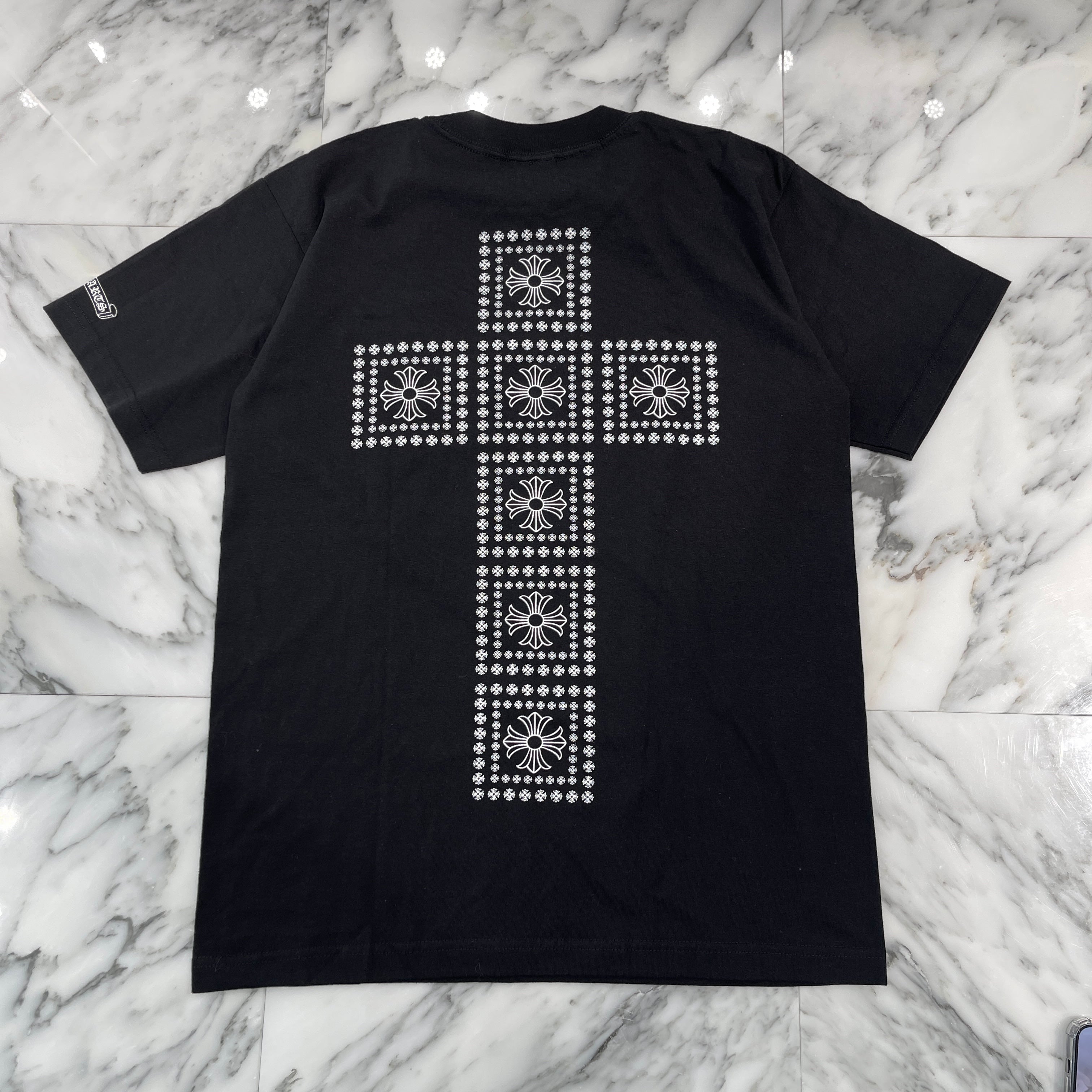 CHROME HEARTS Back CH Large Cross Tee Size M クロムハーツ バック CH ラージクロス Tシャツ サイズM