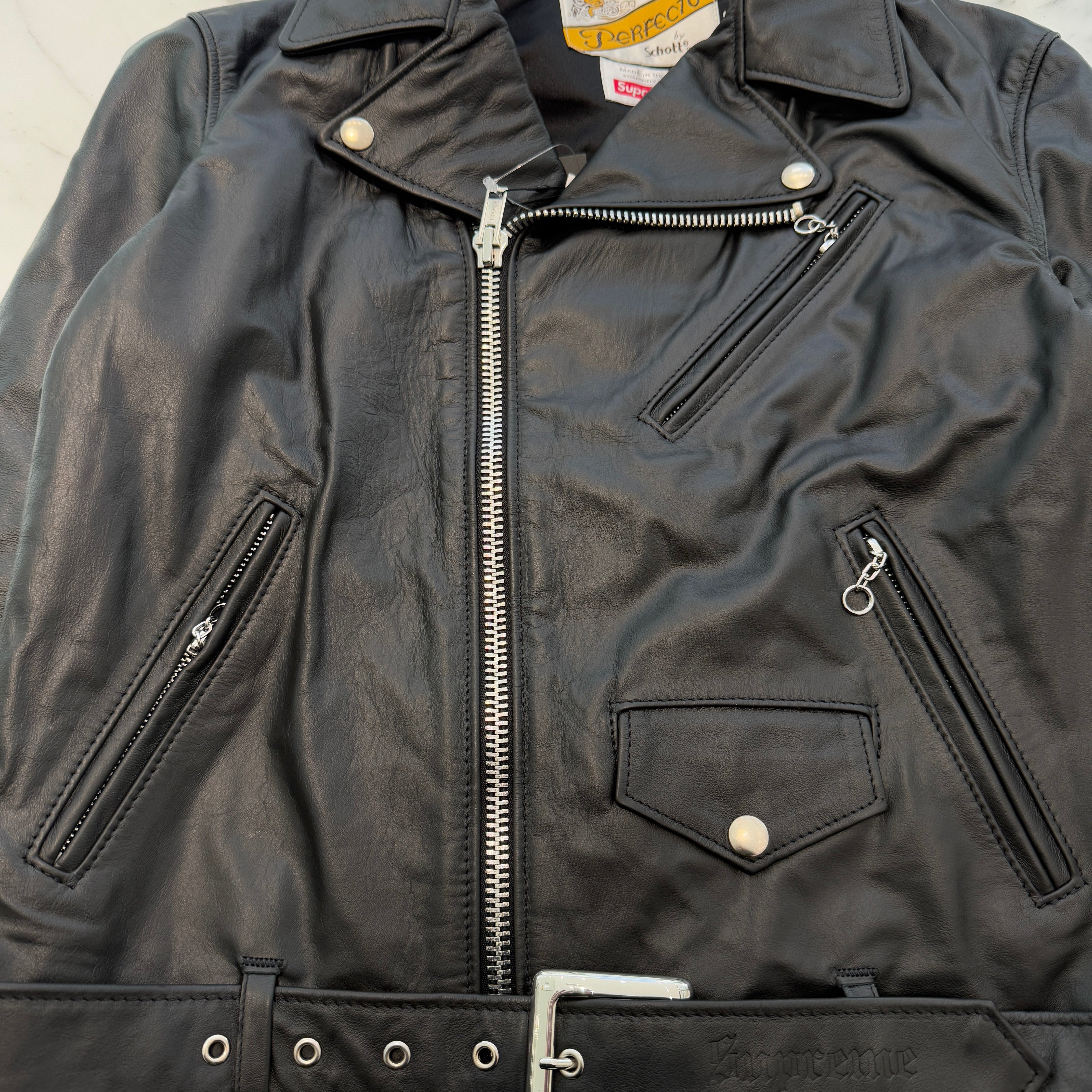 Supreme × Schott 2017AW Chief Tassel Double Riders Jacket Size S シュプリーム × ショット チーフタッセル ダブル ライダース ジャケット サイズS