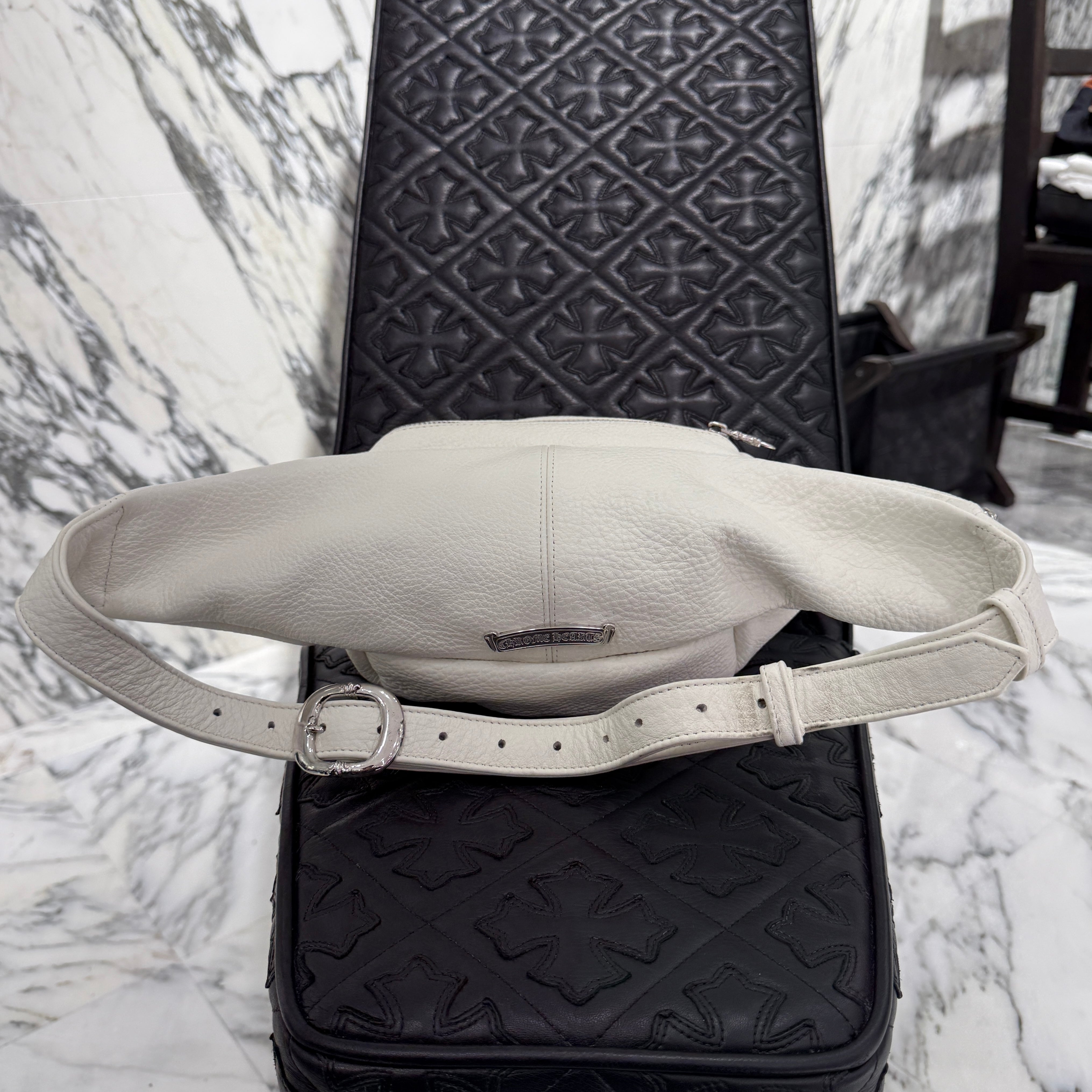 CHROME HEARTS 1 SNAT PACK MEDIUM LEATHER WAIST BAG クロムハーツ 1スナットパック ミディアムレザー ウェストバッグ