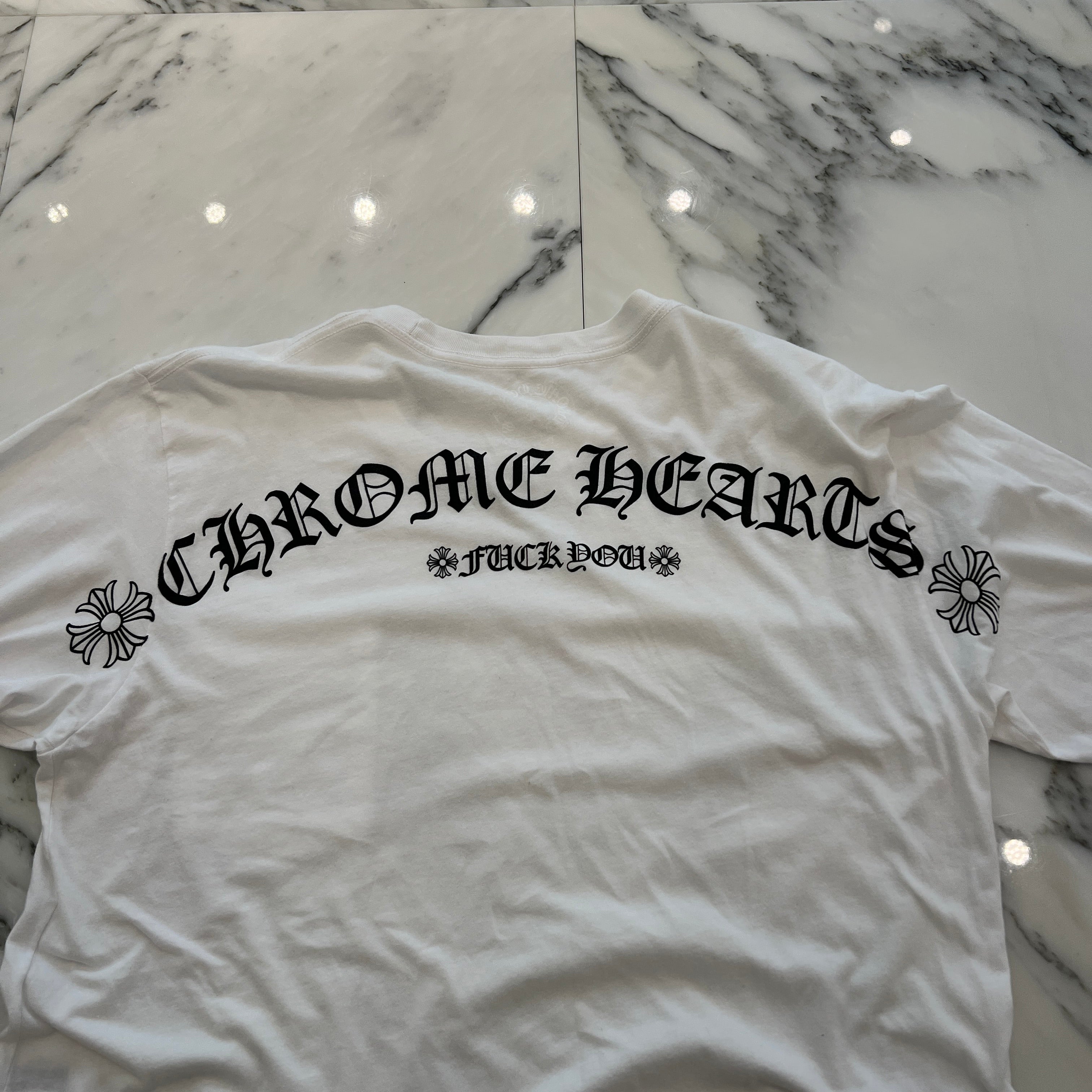 CHROME HEARTS Back Arch Logo USA Long Sleeve Tee Size L クロムハーツ バックアーチロゴ USA ロングスリーブ Tシャツ サイズL
