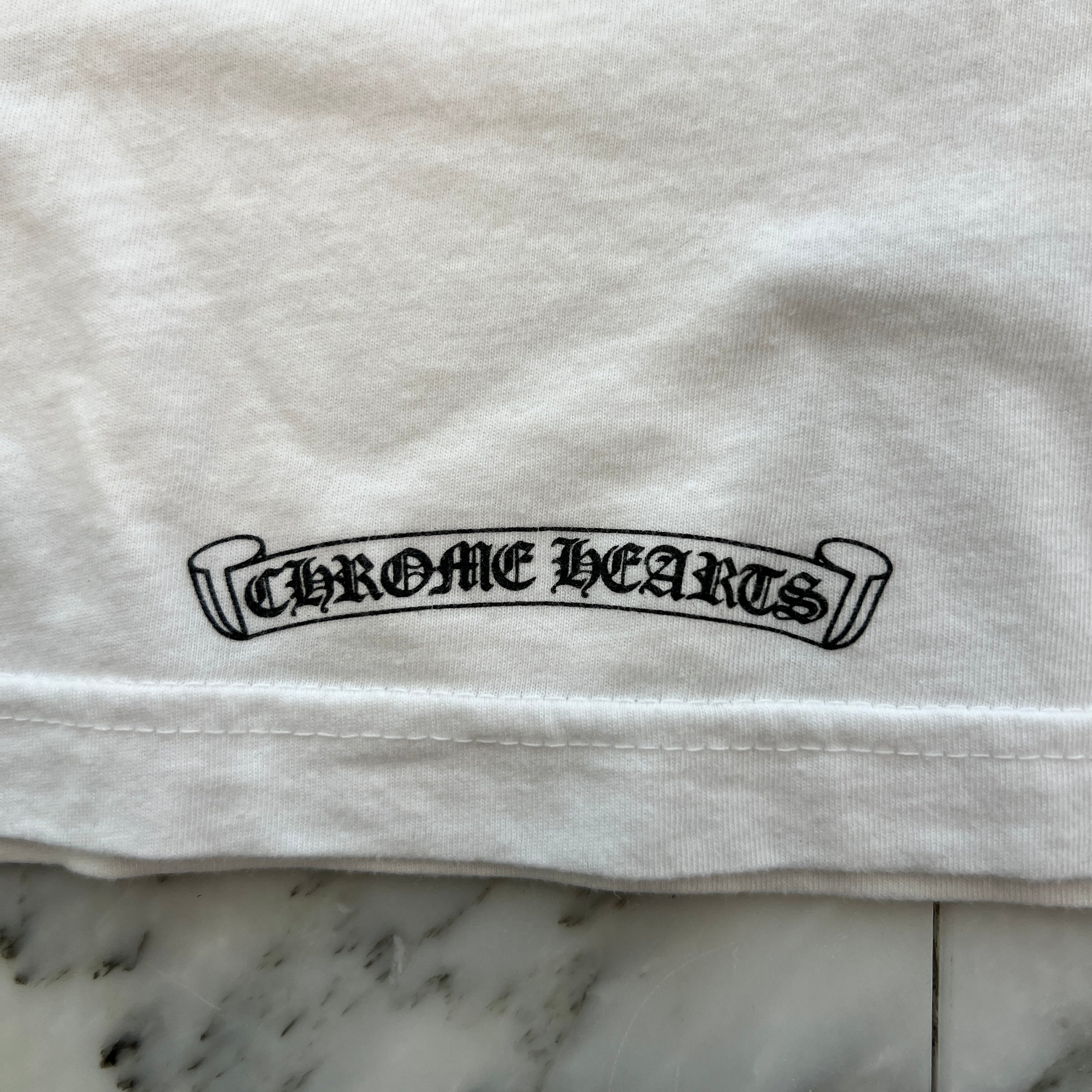 CHROME HEARTS Back Arch Logo USA Long Sleeve Tee Size L クロムハーツ バックアーチロゴ USA ロングスリーブ Tシャツ サイズL