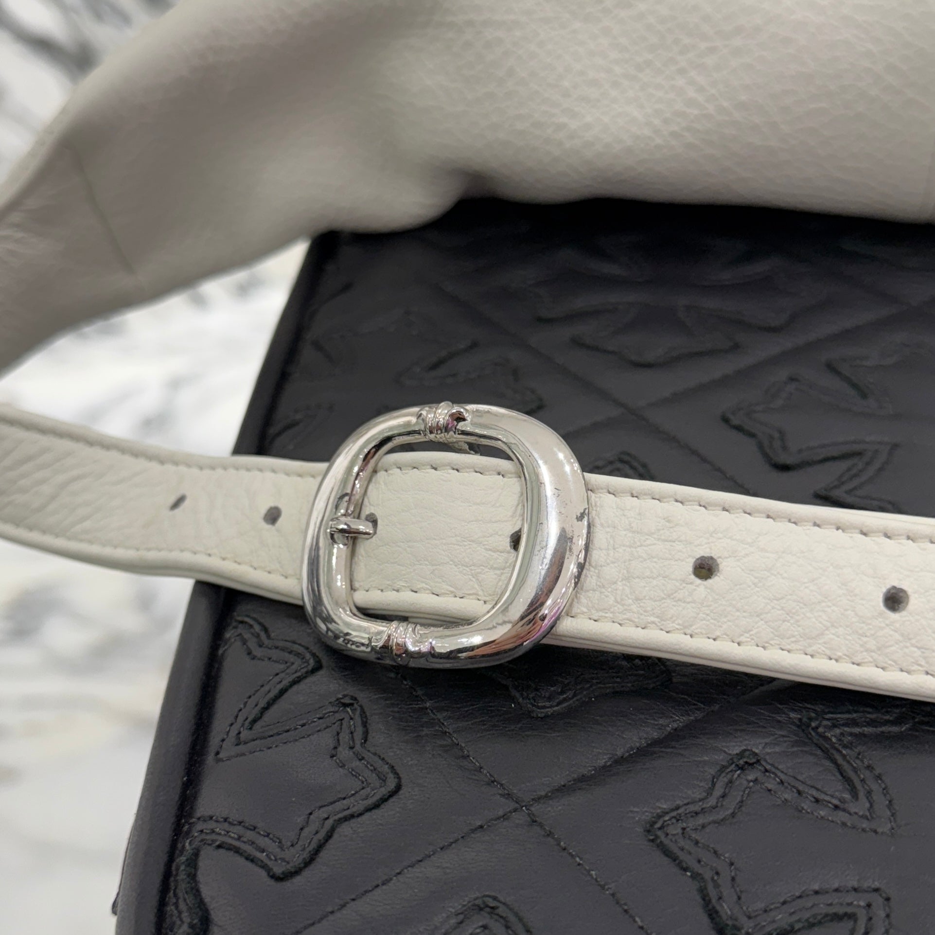 CHROME HEARTS 1 SNAT PACK MEDIUM LEATHER WAIST BAG クロムハーツ 1スナットパック ミディアムレザー ウェストバッグ