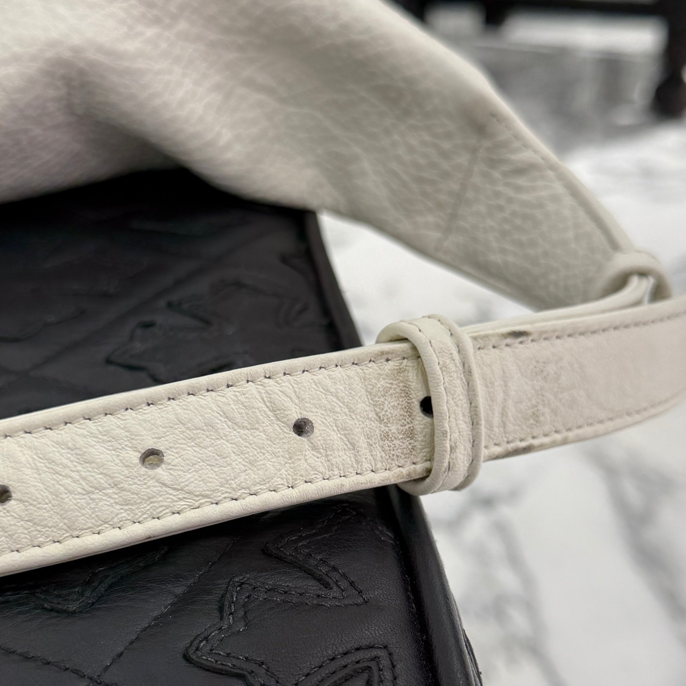 CHROME HEARTS 1 SNAT PACK MEDIUM LEATHER WAIST BAG クロムハーツ 1スナットパック ミディアムレザー ウェストバッグ