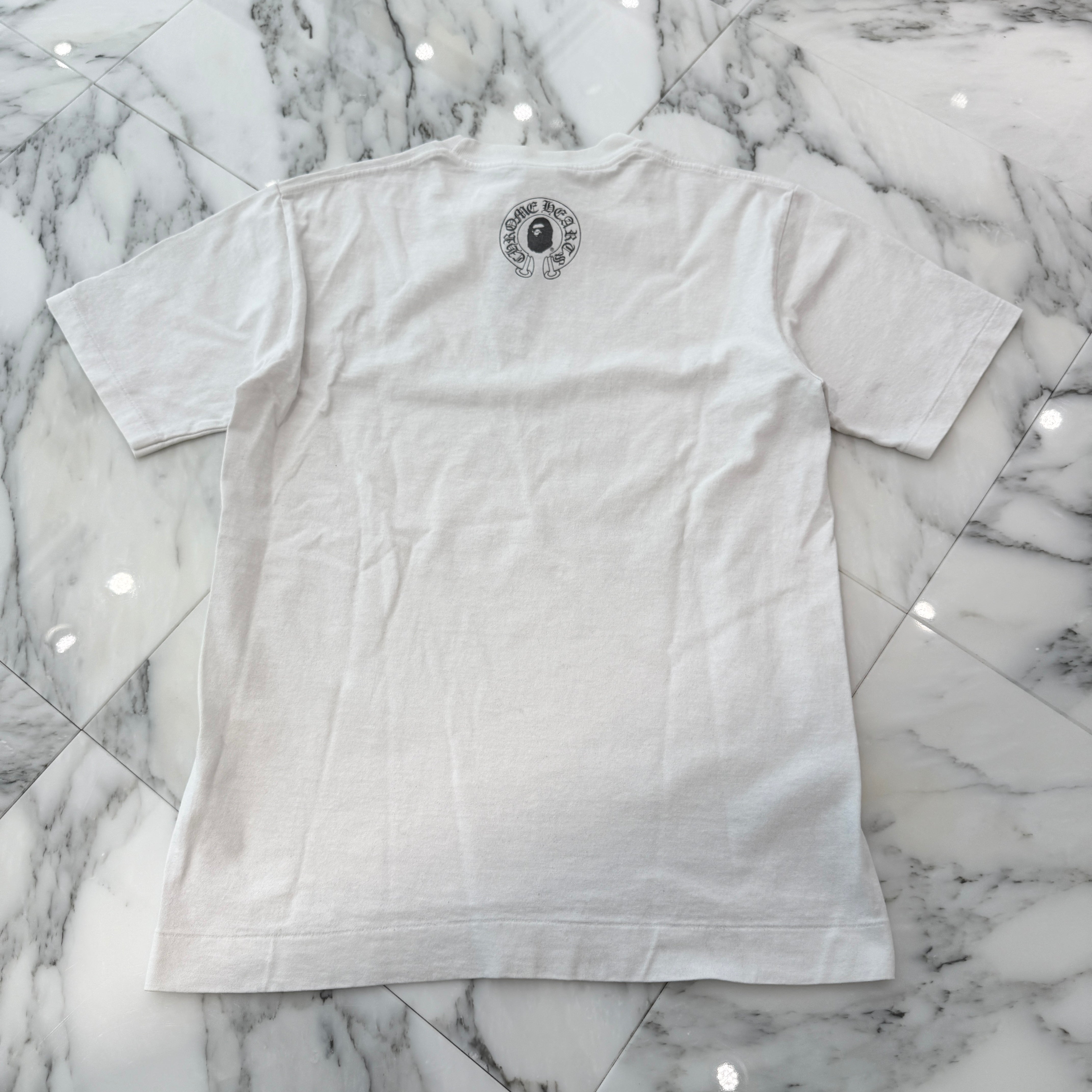 CHROME HEARTS × A BATHING APE Baby Milo Horseshoe Tee Size S クロムハーツ × アベイシングエイプ ベイビーマイロ ホースシュー Tシャツ サイズS