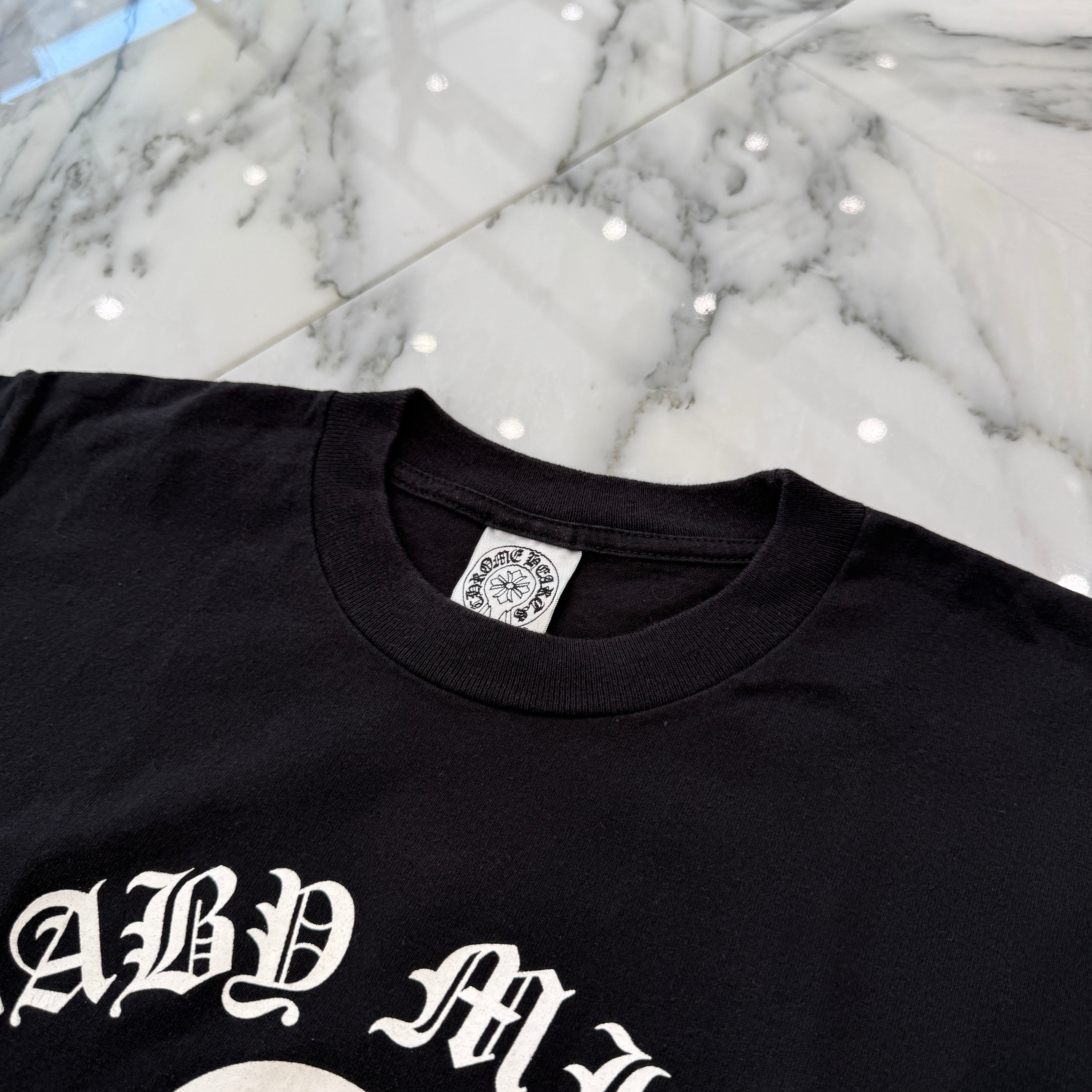 CHROME HEARTS × A BATHING APE Baby Milo Scroll Tee Size S クロムハーツ × アベイシングエイプ ベイビーマイロ スクロール Tシャツ サイズS