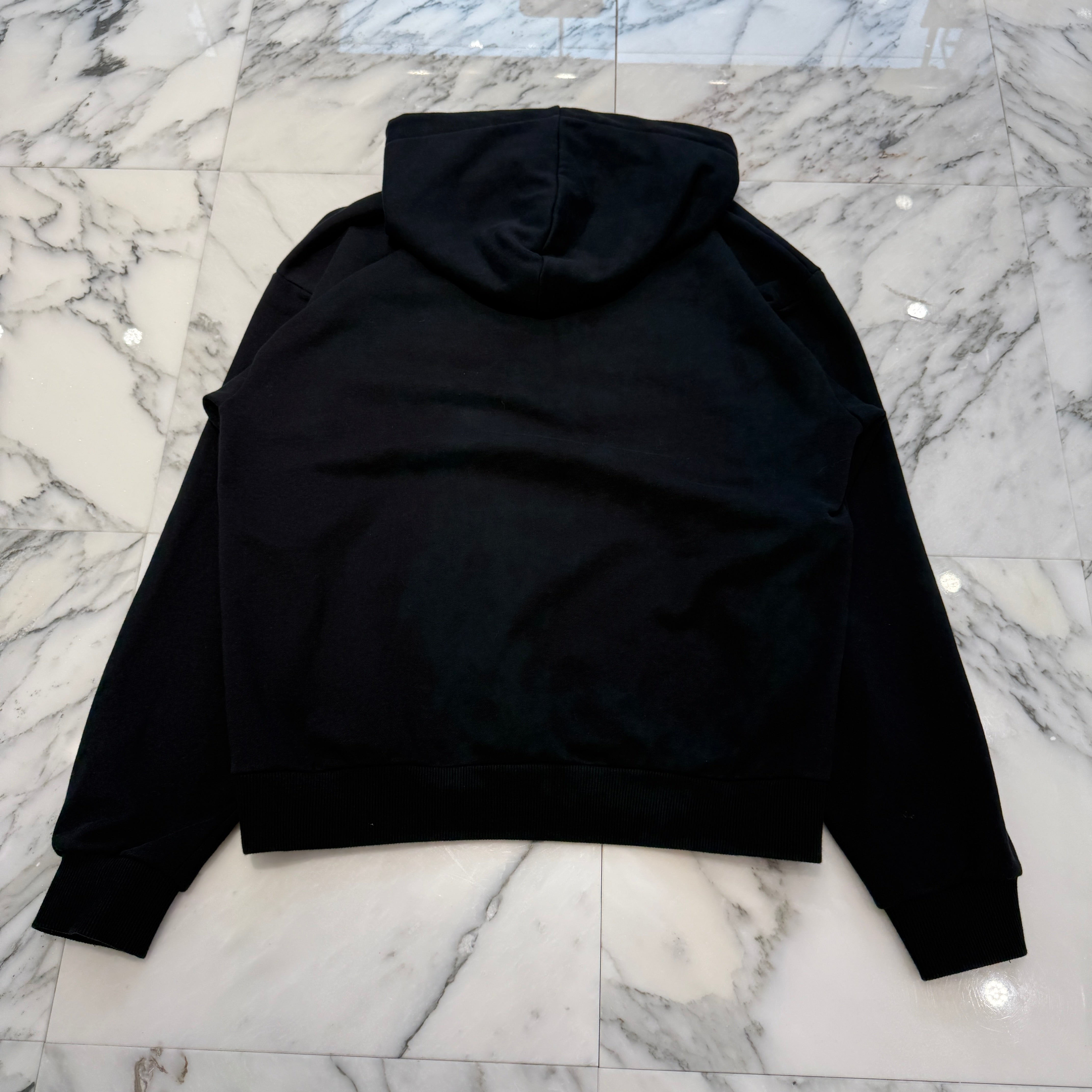 CELINE 2023SS Rhinestone Logo Pullover Hoodie 2Y87B670Q Size M