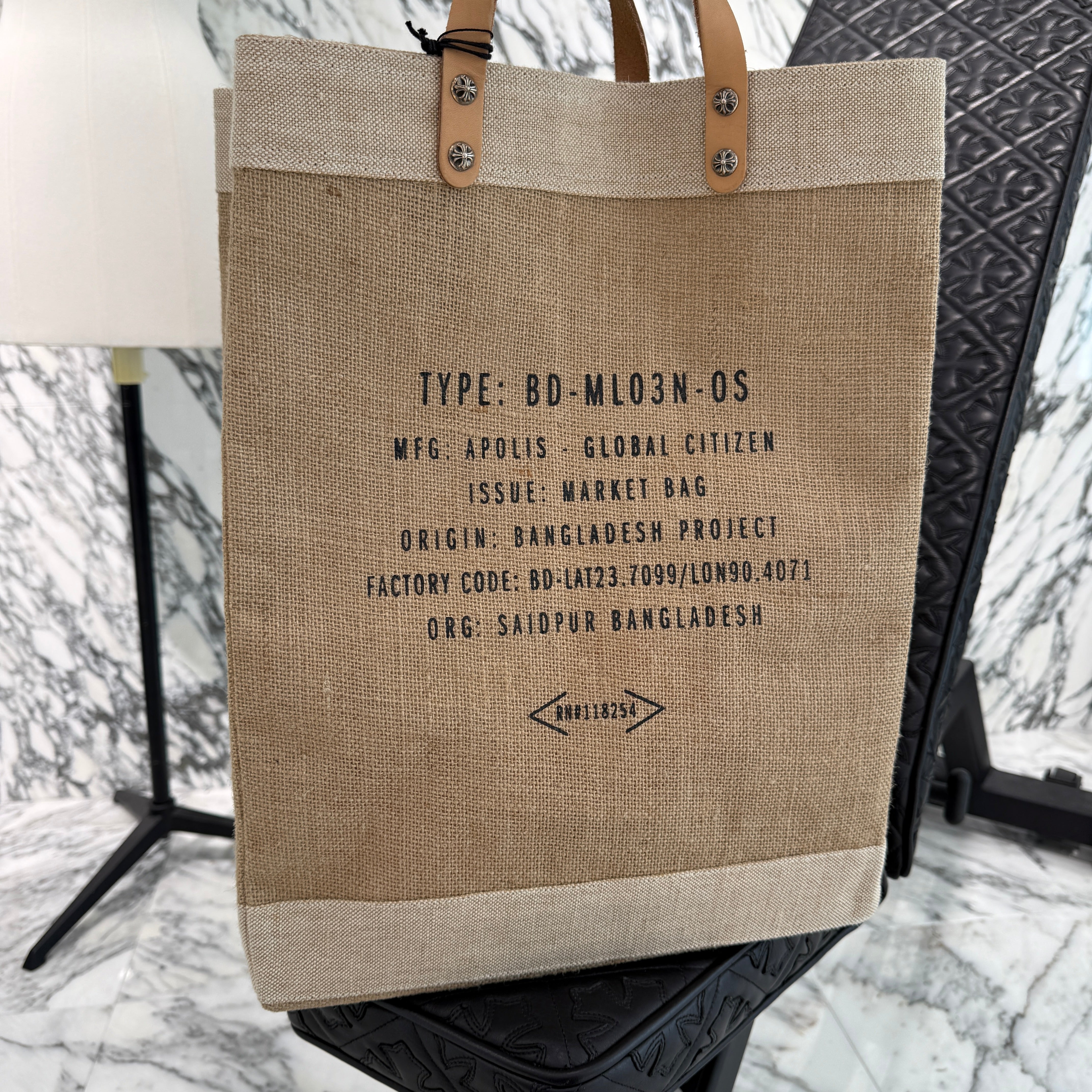 CHROME HEARTS MIAMI Limited Horse Shoe Woven Tote Bag クロムハーツ マイアミ限定ホースシュー織物トートバッグ