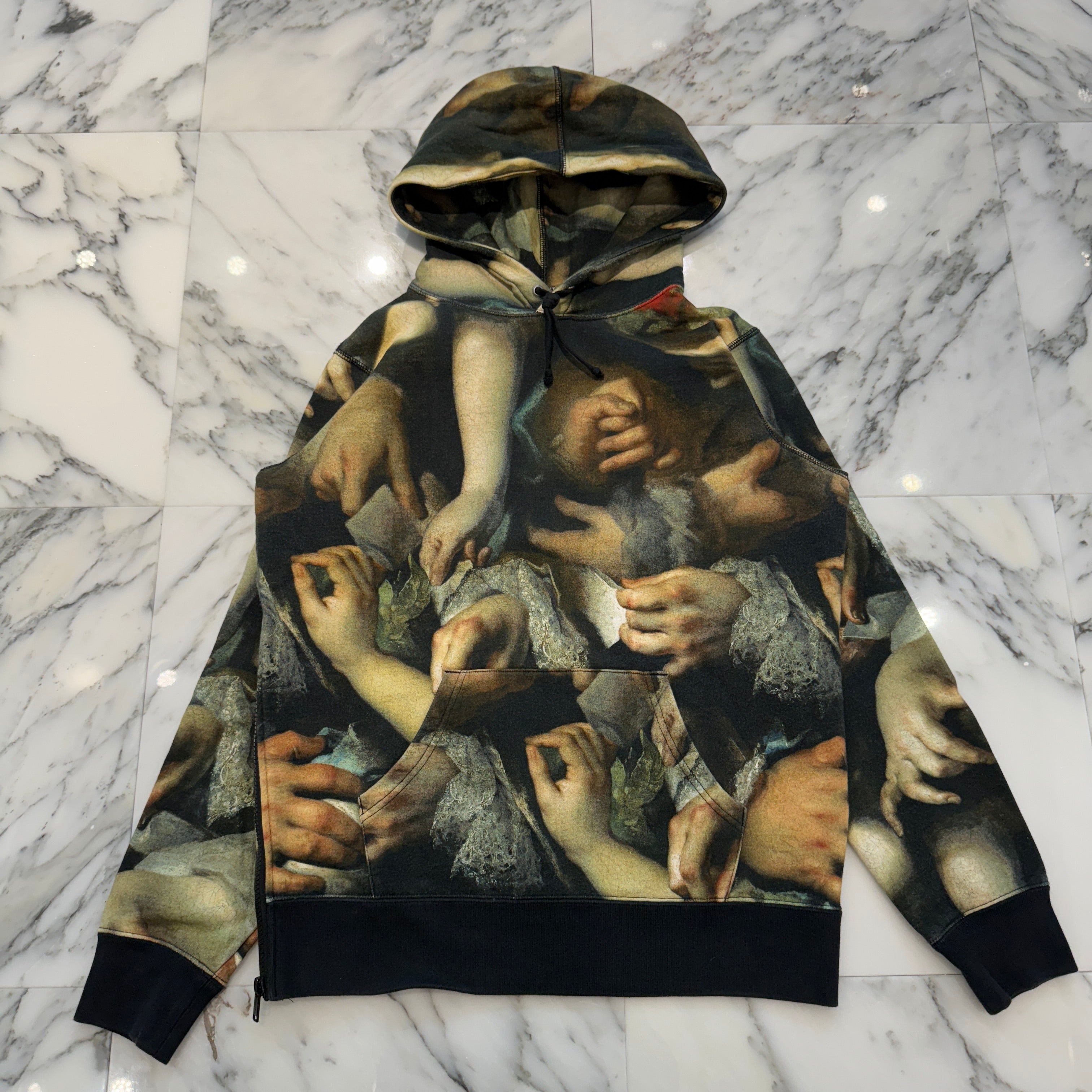 Supreme × UNDERCOVER 2015SS Hands Print Allover Sweat Pullover Hoodie Size S シュプリーム × アンダーカバー ハンズプリント 総柄 スウェットプルオーバー パーカー サイズS