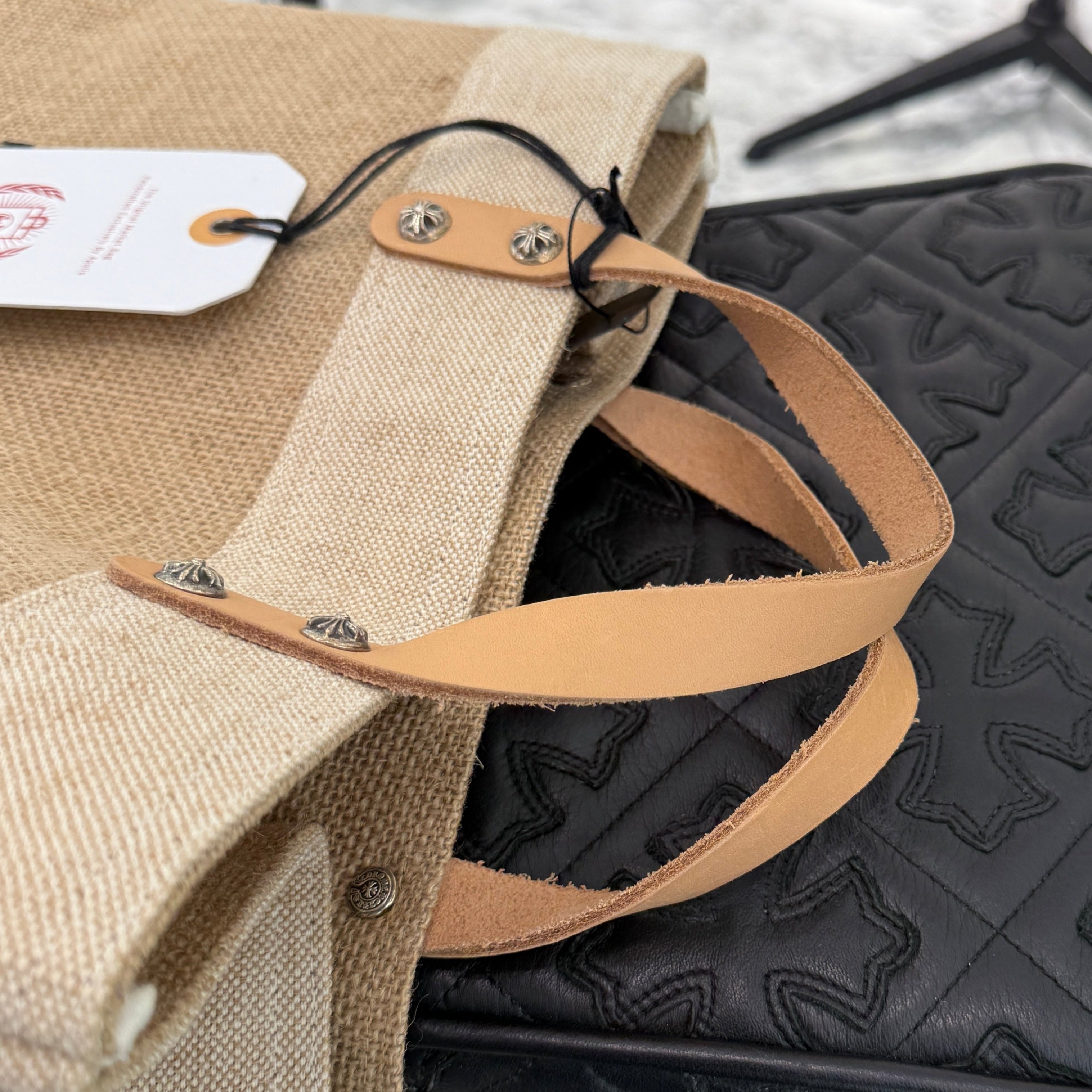 CHROME HEARTS MIAMI Limited Horse Shoe Woven Tote Bag クロムハーツ マイアミ限定ホースシュー織物トートバッグ