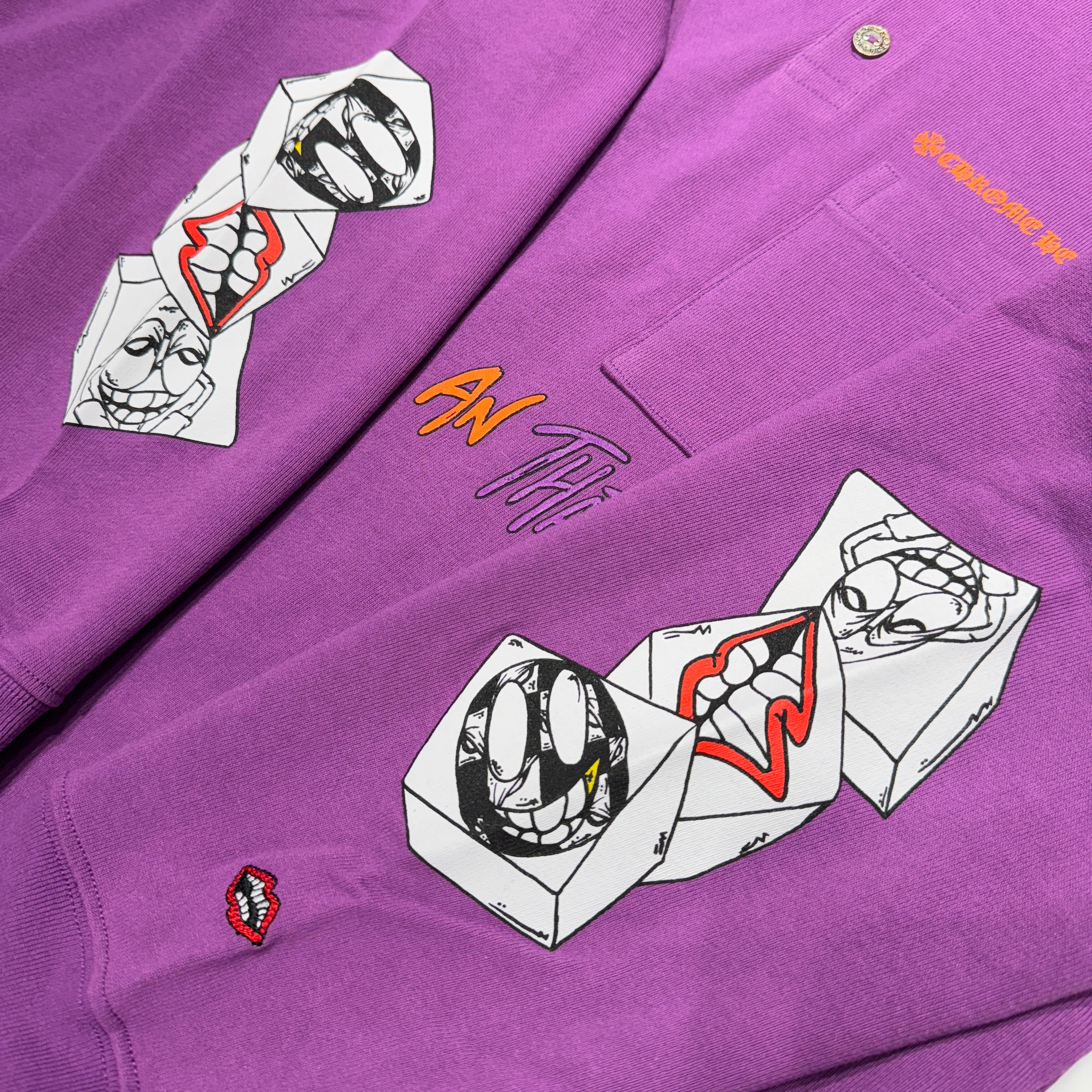 CHROME HEARTS× MATTY BOY 2024AW "I WANT MORE NOT LESS" Long Polo Shirt Size XL