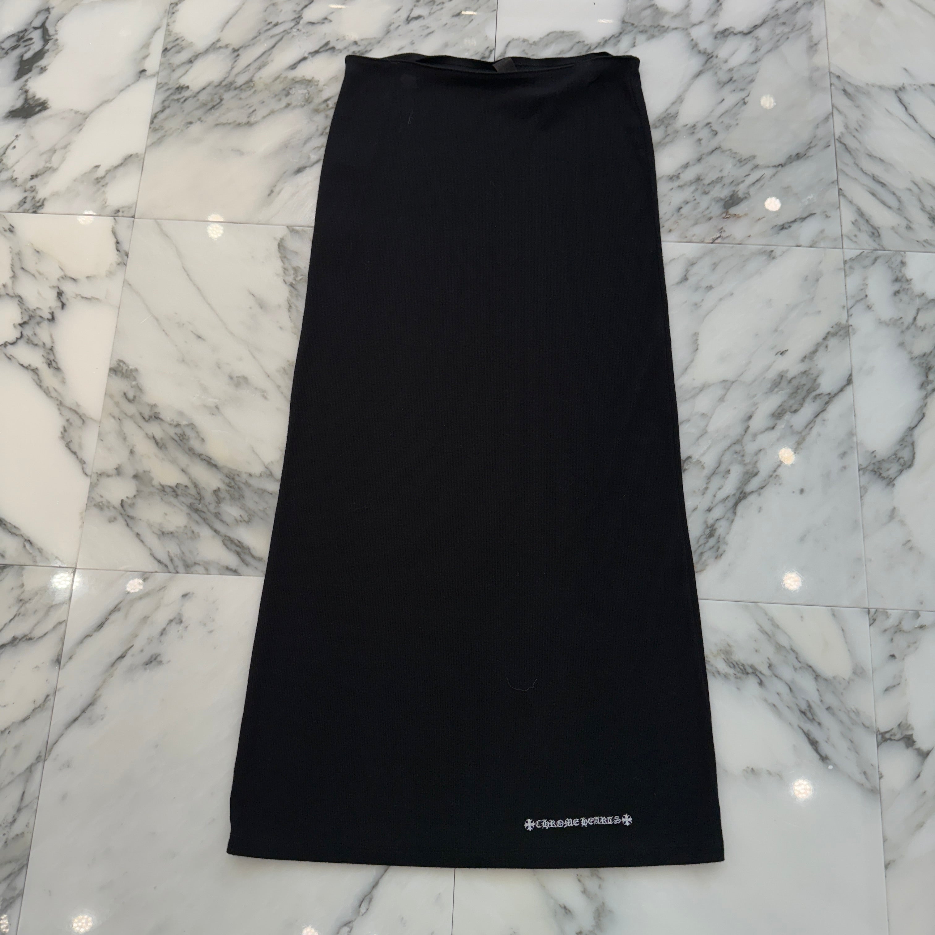 CHROME HEARTS YNOT Vine Dagger Embroidery Long Skirt Size S クロムハーツ ワイノット ヴァインダガー刺繍 ロングスカート サイズS