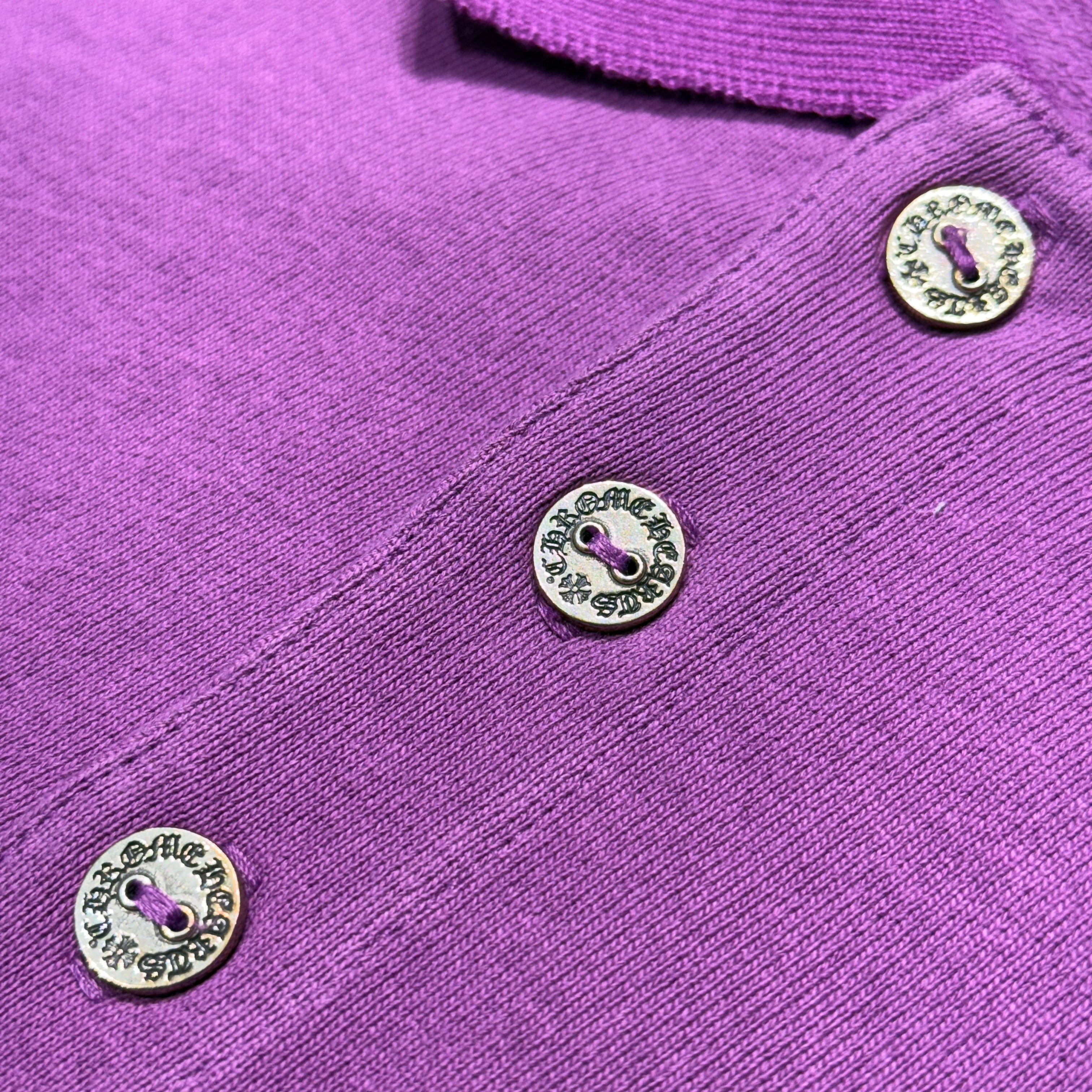 CHROME HEARTS× MATTY BOY 2024AW "I WANT MORE NOT LESS" Long Polo Shirt Size XL