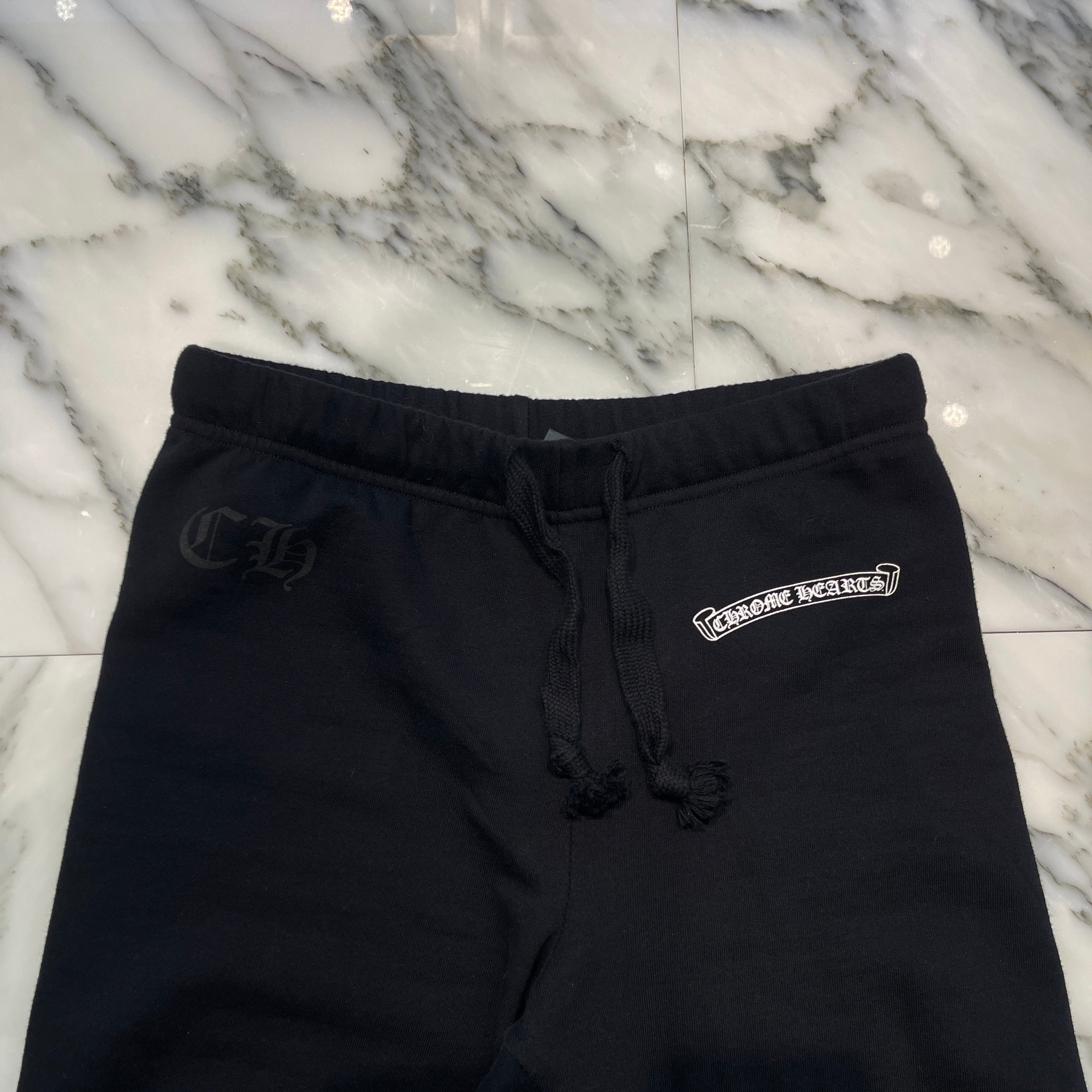CHROME HEARTS Scroll Logo Label Side Logo Sweat Long Pants Size XS クロムハーツ スクロールロゴラベル サイドロゴ スウェットロングパンツ サイズXS