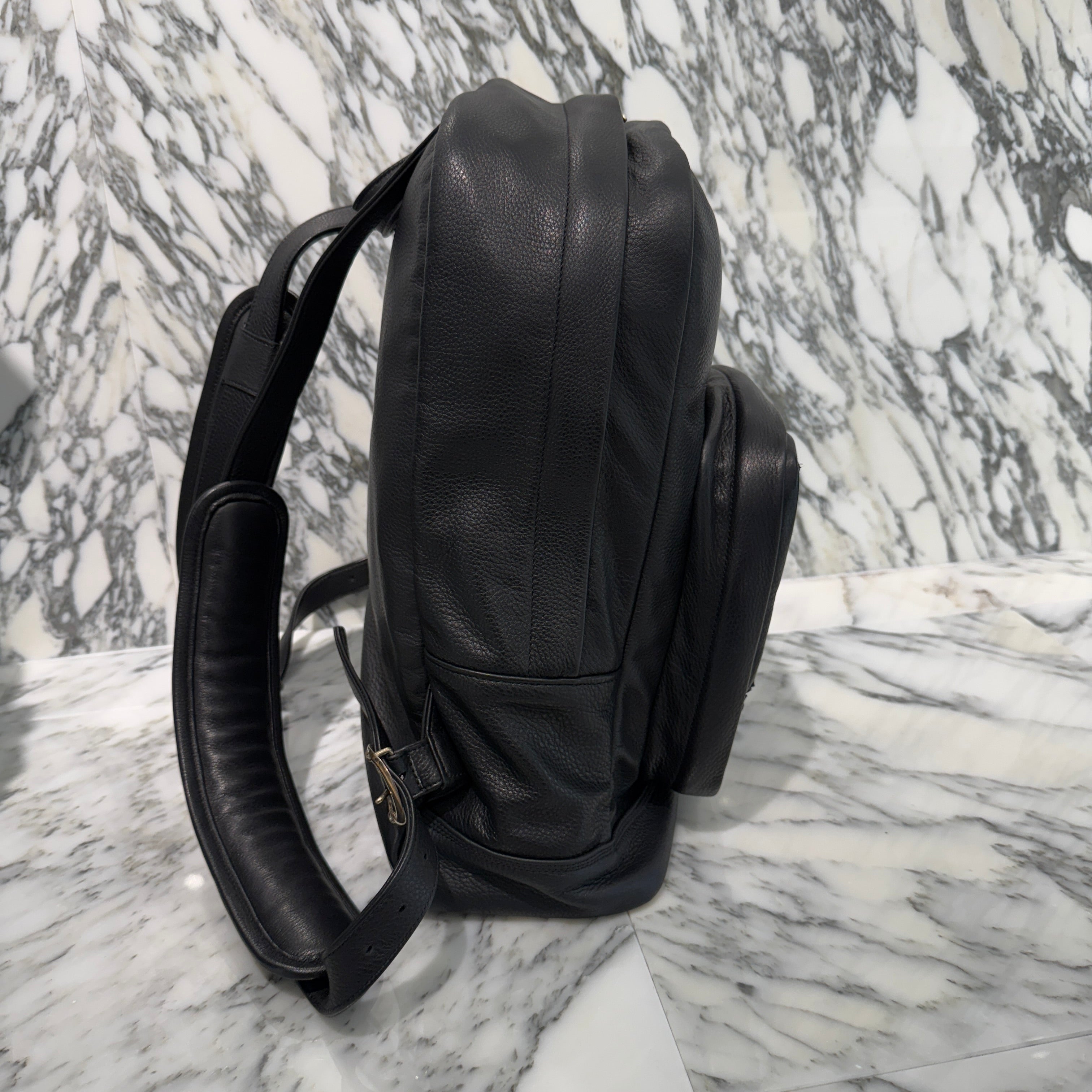 CHROME HEARTS Seventh Grade Leather Cross Patch Back Pack クロムハーツ セブンスグレード レザークロスパッチ バックパック