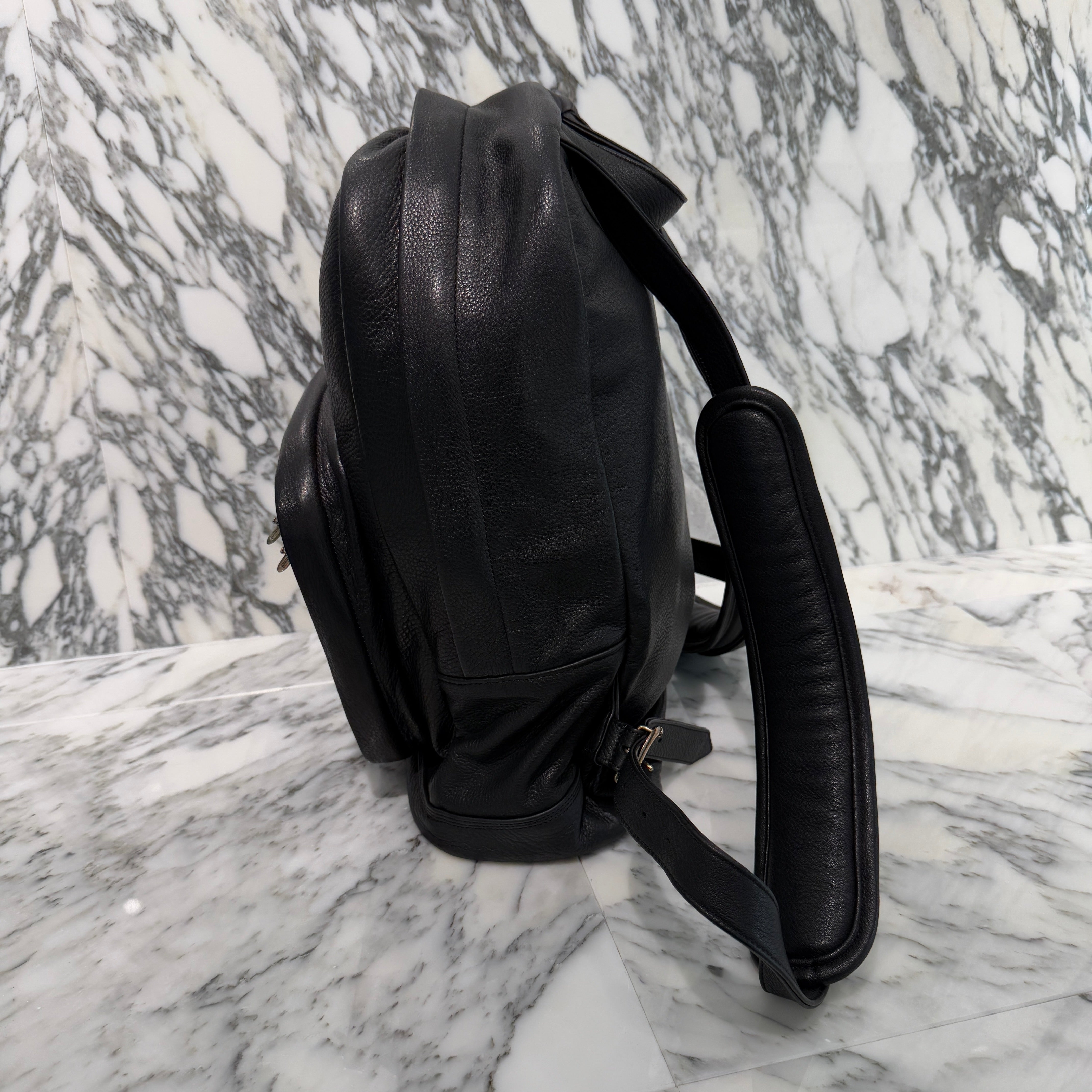 CHROME HEARTS Seventh Grade Leather Cross Patch Back Pack クロムハーツ セブンスグレード レザークロスパッチ バックパック