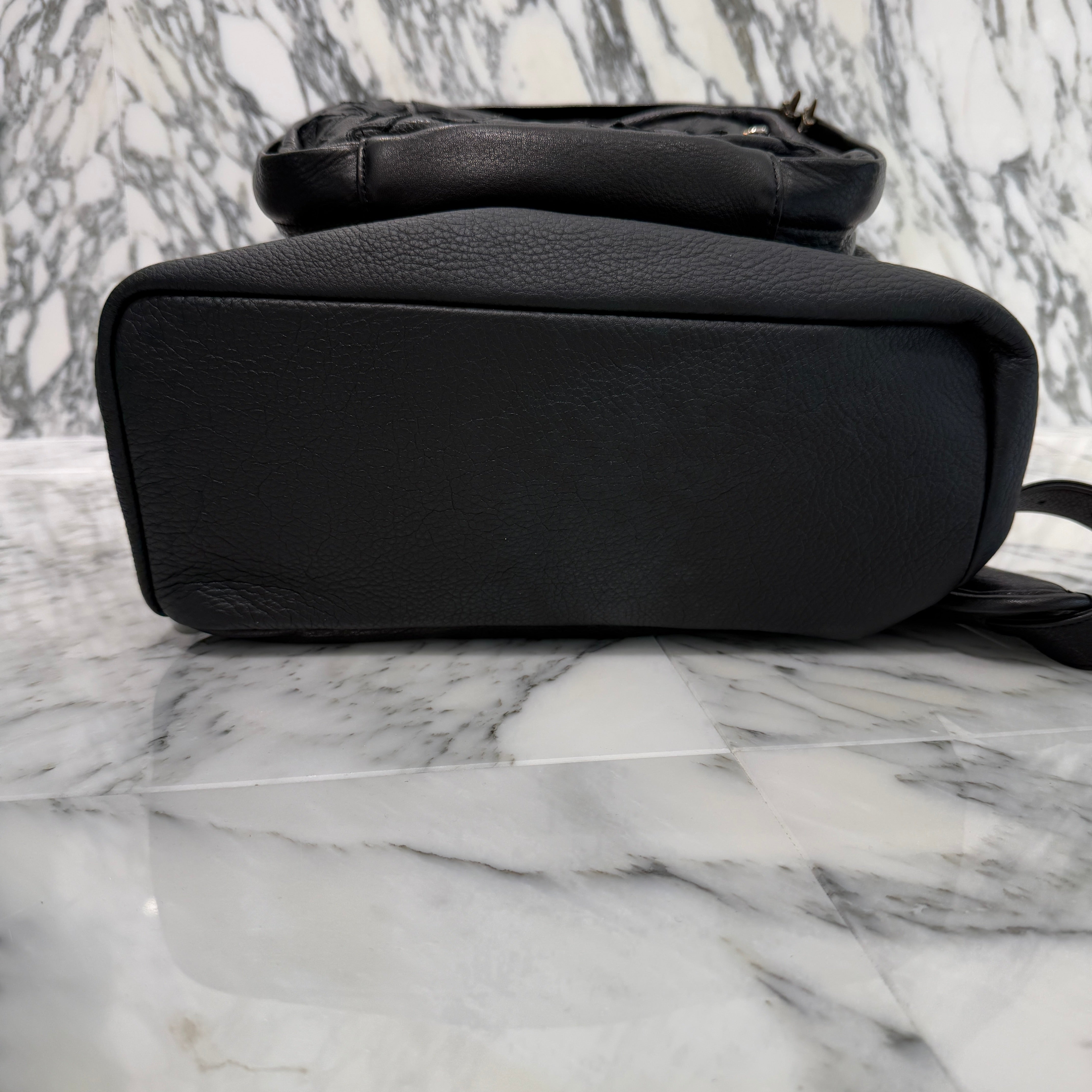 CHROME HEARTS Seventh Grade Leather Cross Patch Back Pack クロムハーツ セブンスグレード レザークロスパッチ バックパック