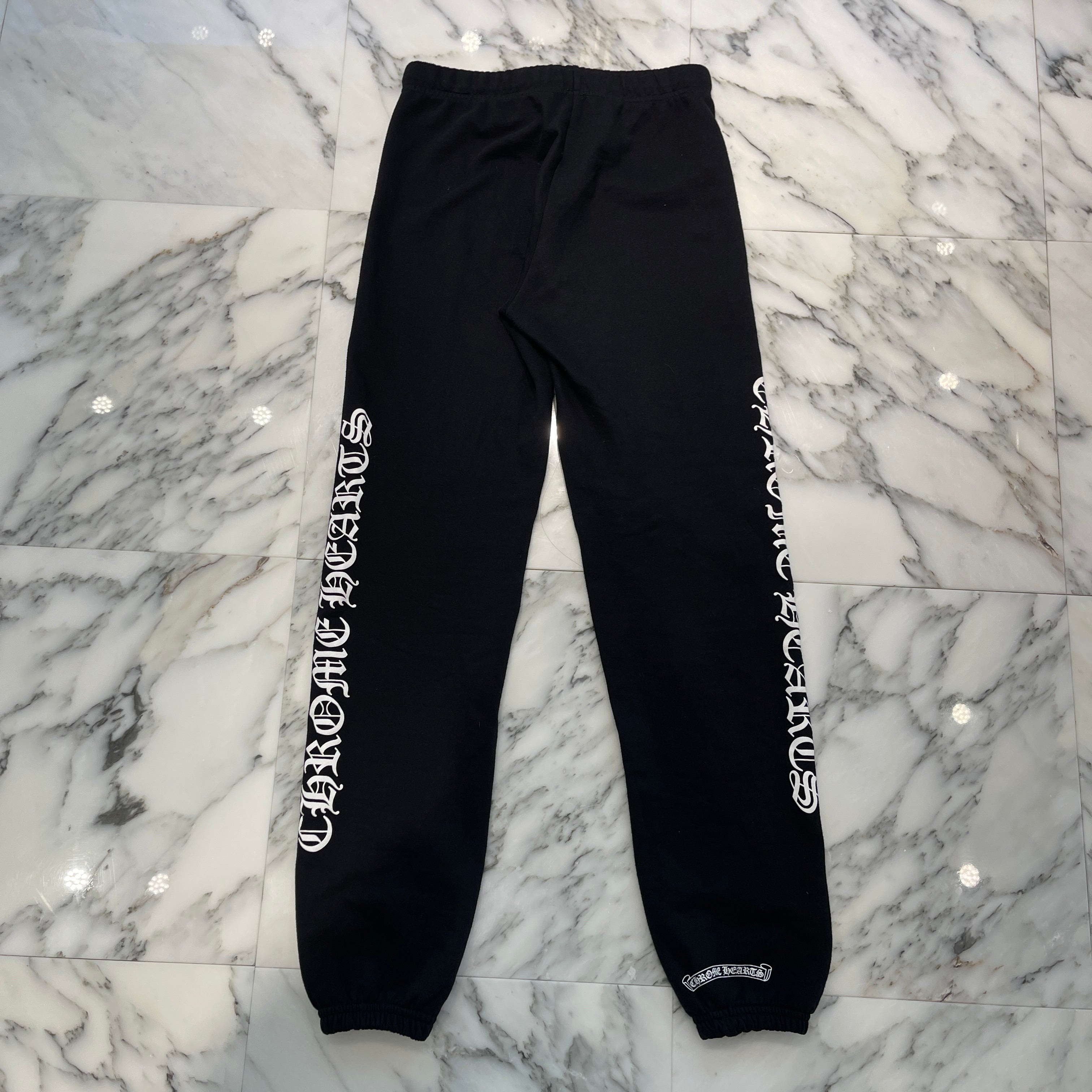 CHROME HEARTS Scroll Logo Label Side Logo Sweat Long Pants Size XS クロムハーツ スクロールロゴラベル サイドロゴ スウェットロングパンツ サイズXS